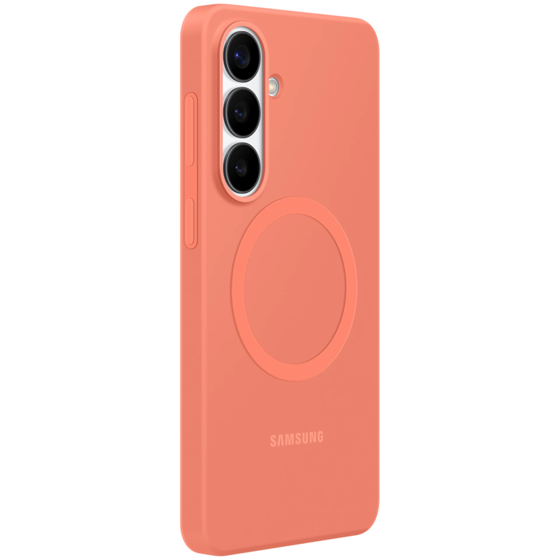 Samsung Galaxy S26+ Silicone Magnet Case Coralred