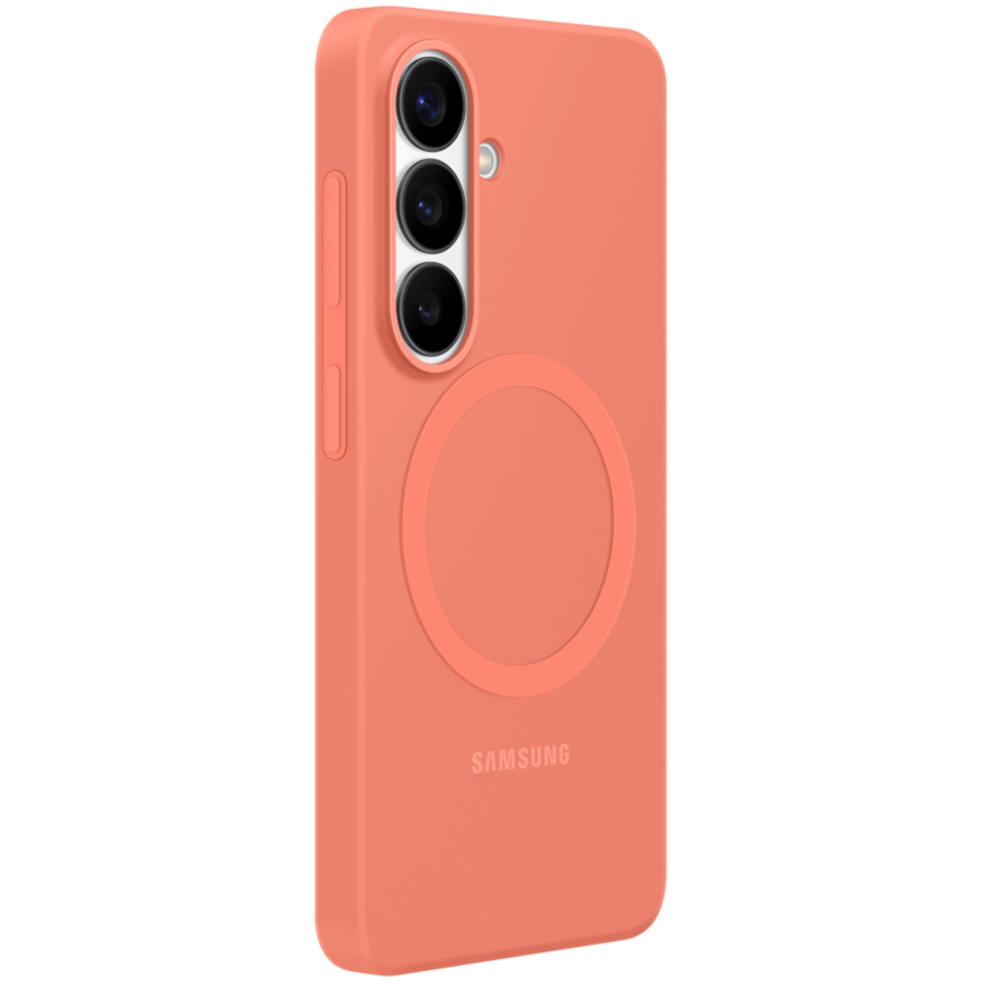 Samsung Galaxy S26 Silicone Magnet Case Coralred
