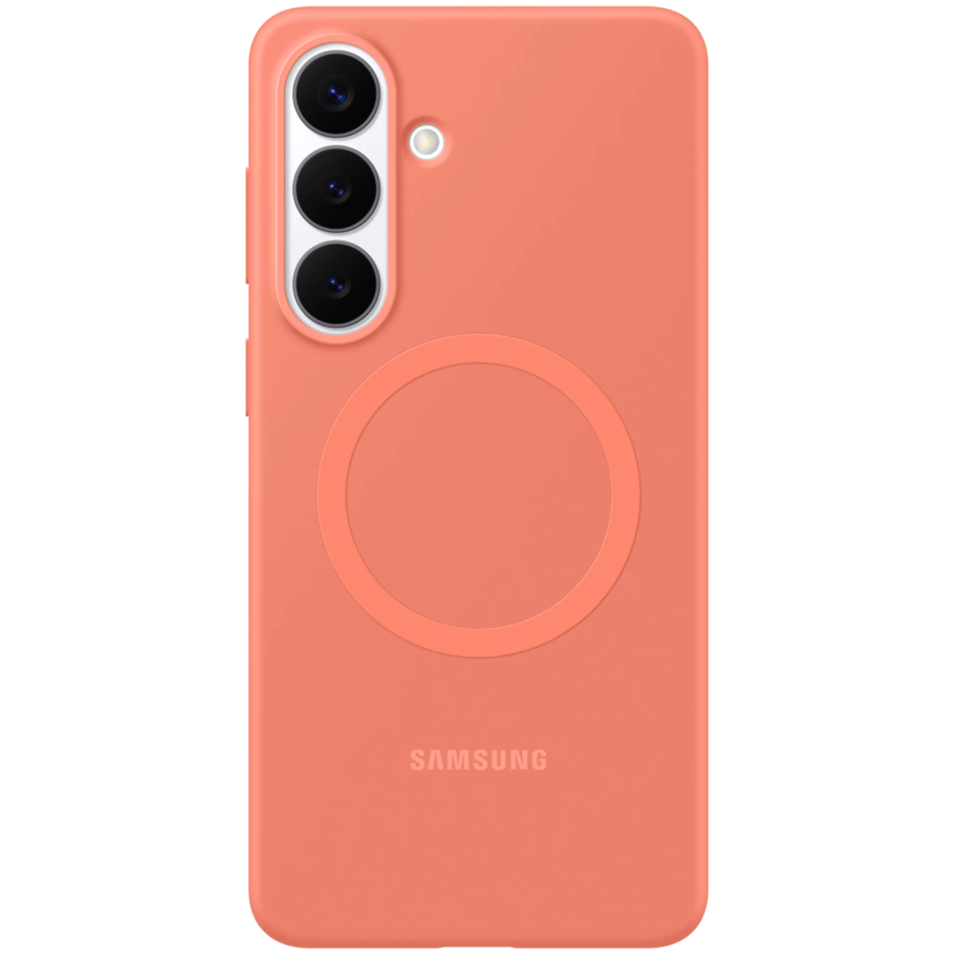 Samsung Galaxy S26+ Silicone Magnet Case Coralred