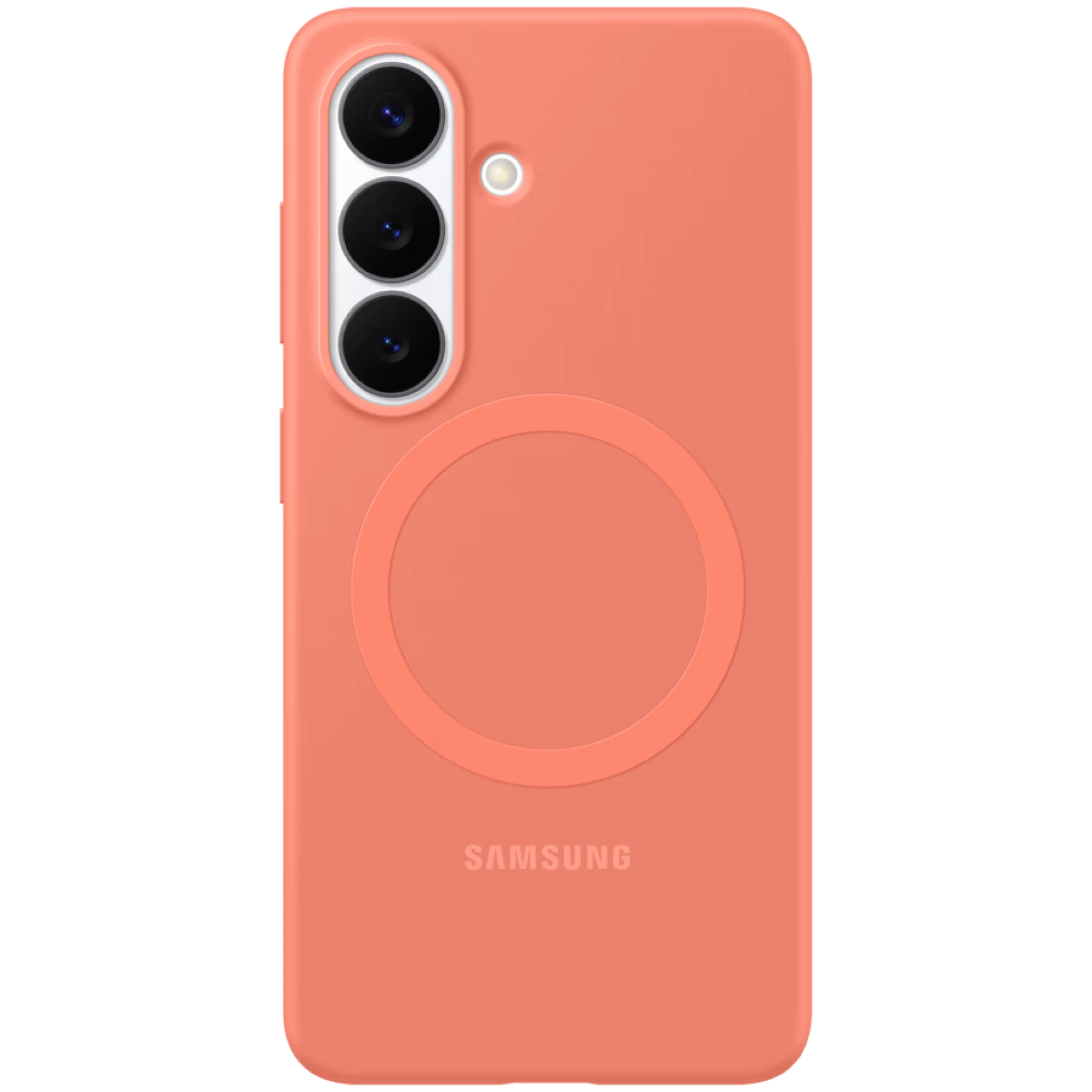 Samsung Galaxy S26 Silicone Magnet Case Coralred