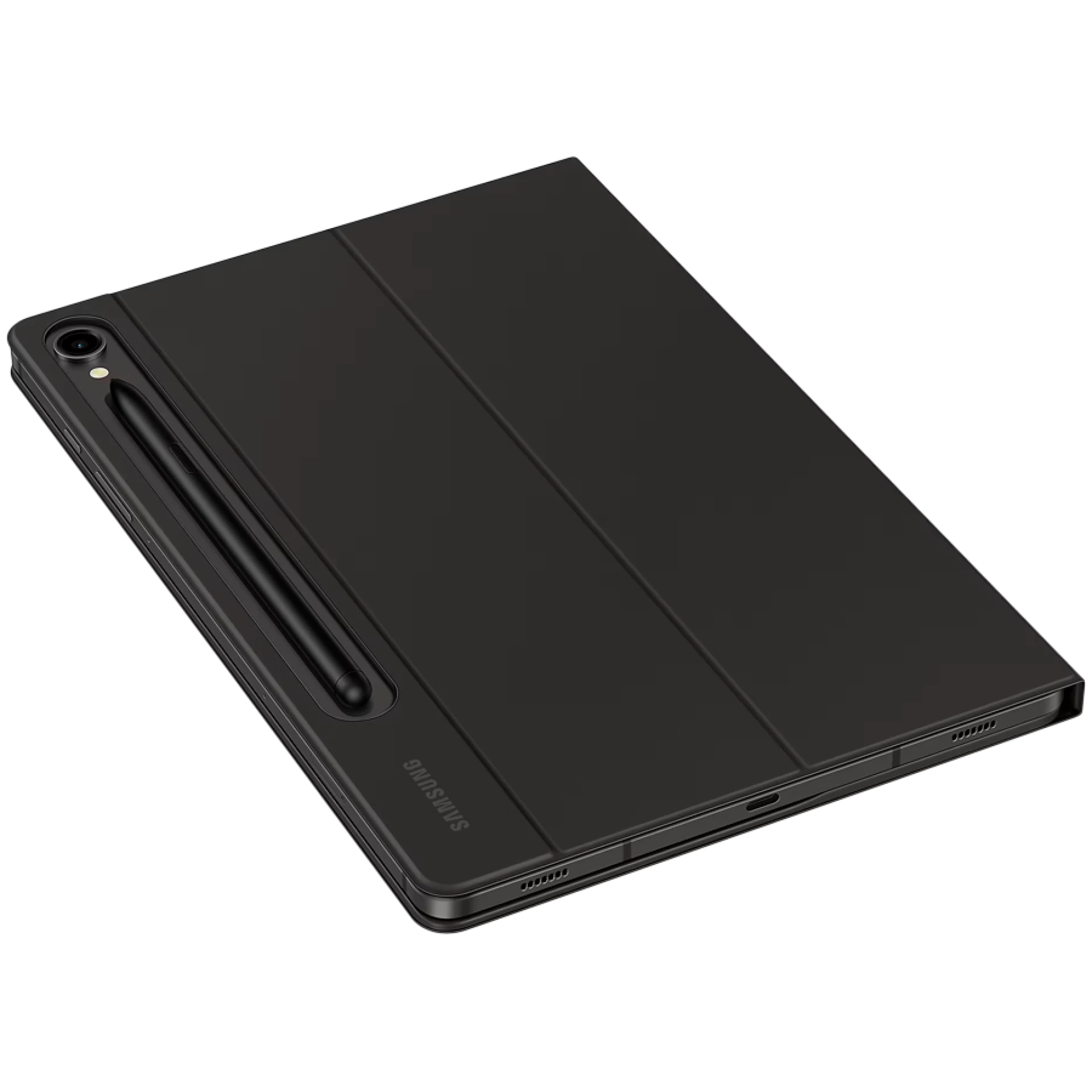 Samsung Galaxy Tab S9/S9 FE/S10 FE/S10 Lite Book Cover Keyboard Slim - AI Key Black