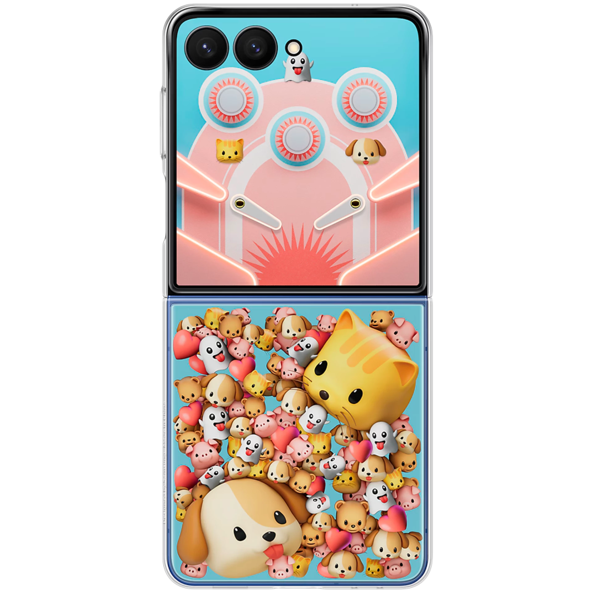 Samsung Galaxy Z Flip7 Flipsuit Case Transparent