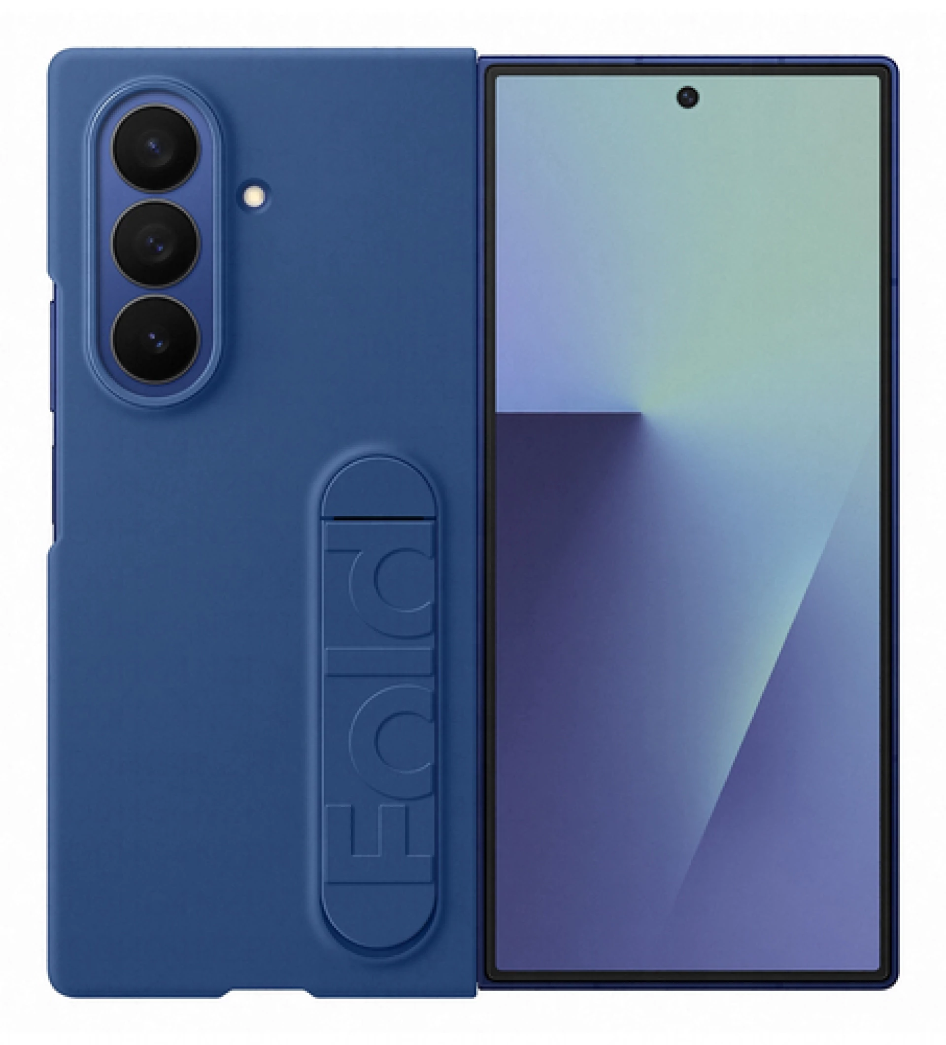 Samsung Galaxy Z Fold7 Silicone Case Blue
