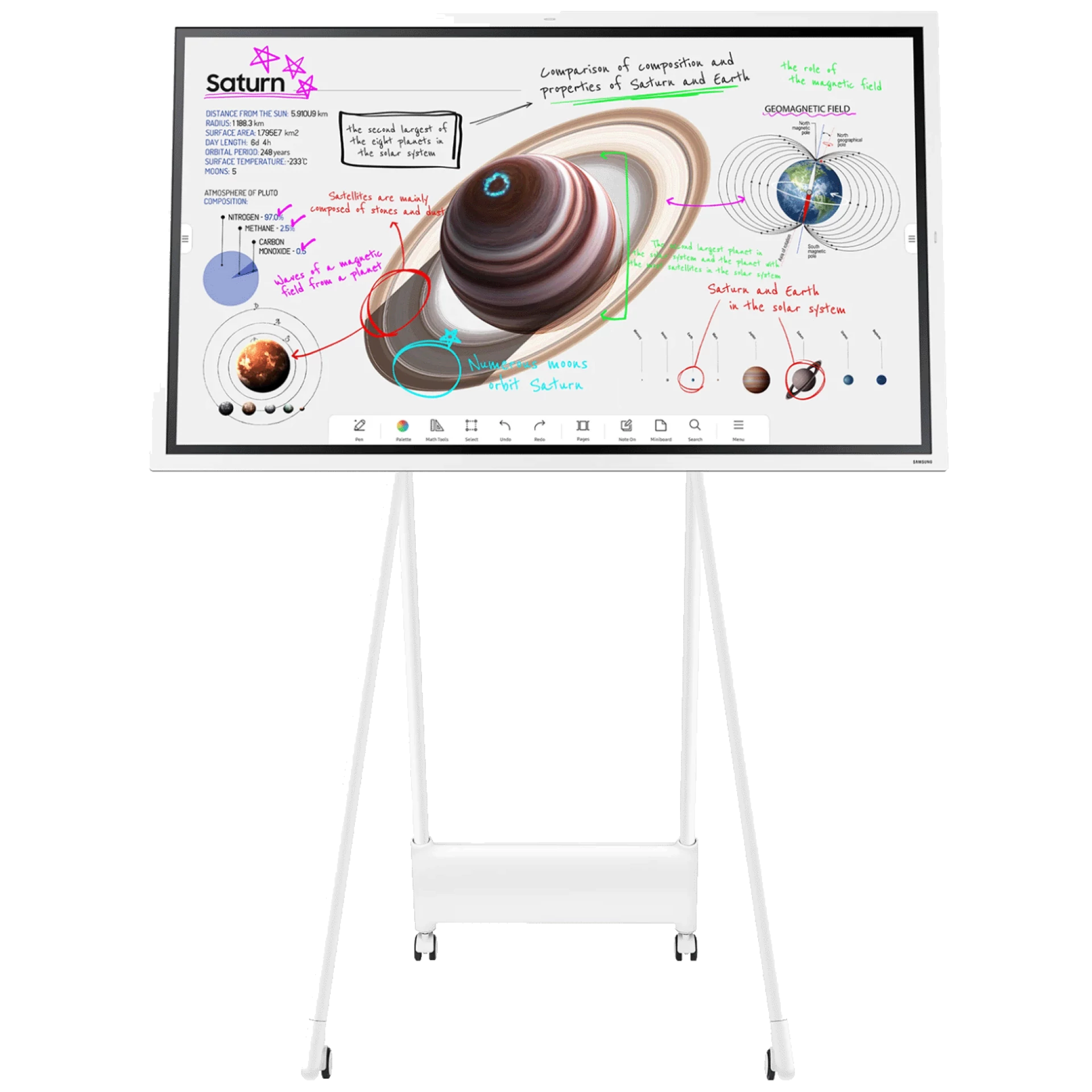 Samsung Interaktivni display, smart, 55", 4K, Flip Pro WM55B - LH55WMBWBGCXEN
