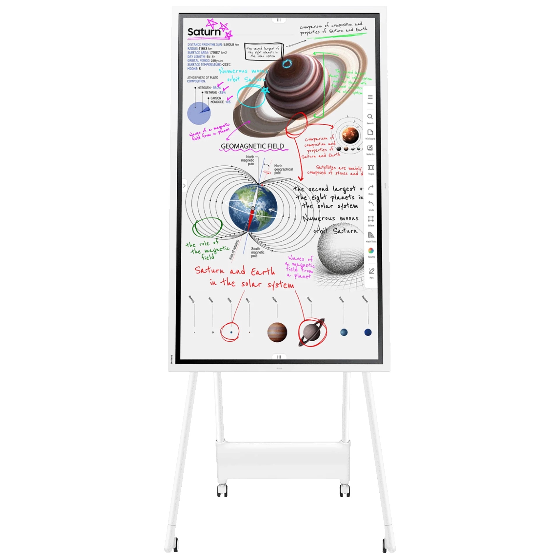 Samsung Interaktivni display, smart, 55", 4K, Flip Pro WM55B - LH55WMBWBGCXEN