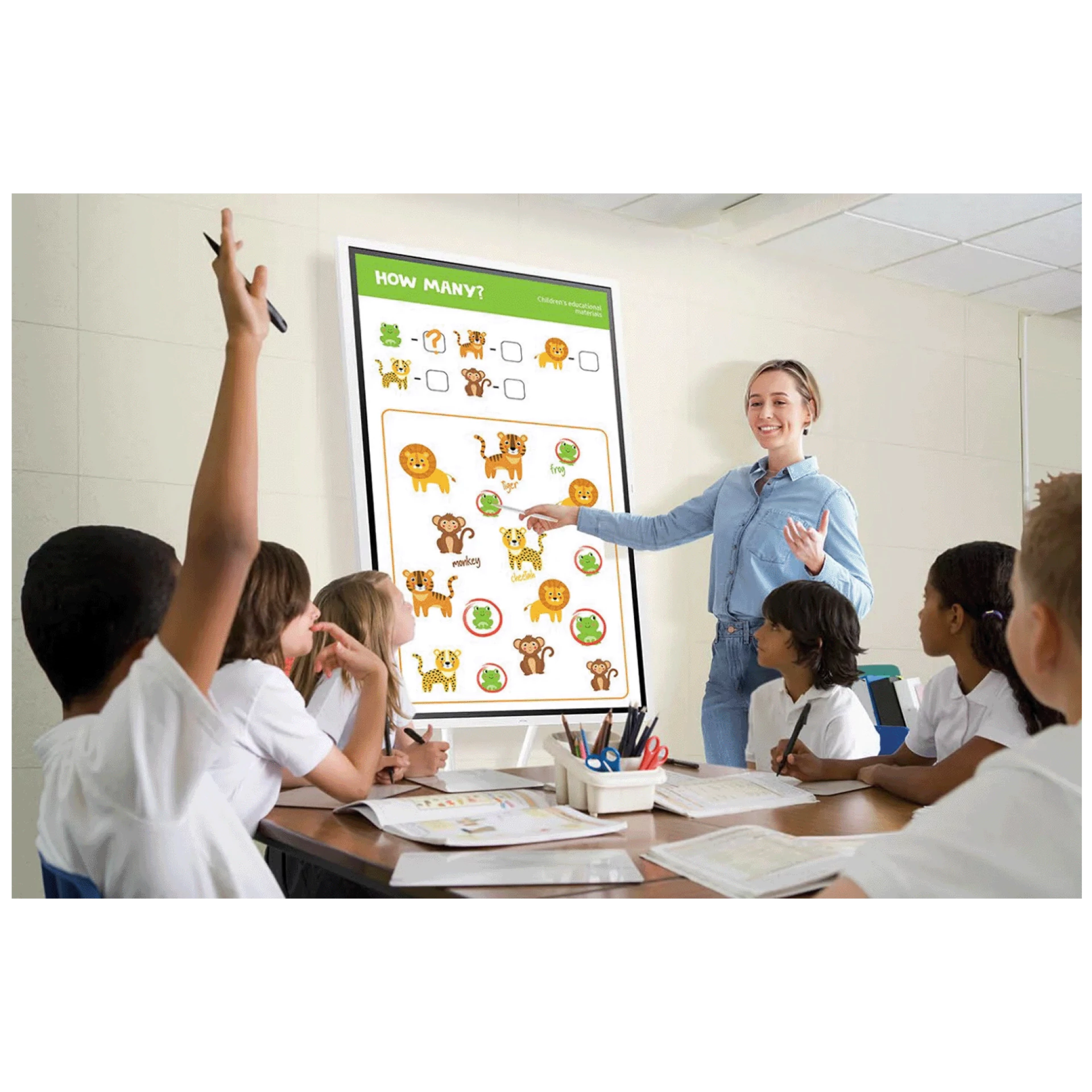 Samsung Interaktivni display, smart, 65", 4K, Flip Pro WM65B - LH65WMBWBGCXEN