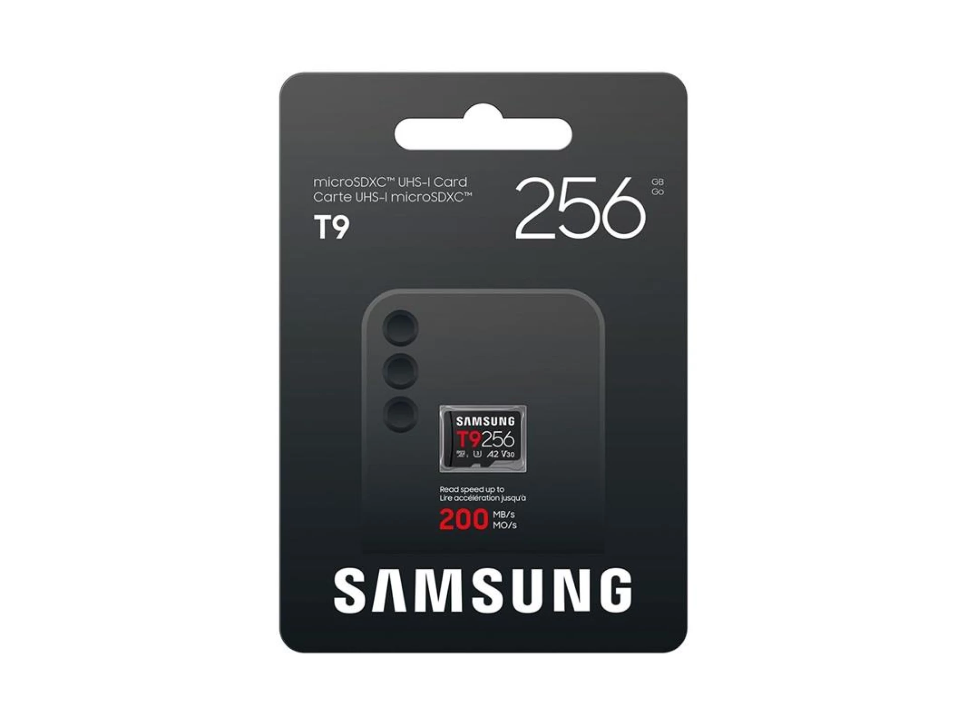 Samsung Micro SD 256GB T9200MB/s Read,130MB/s Write
