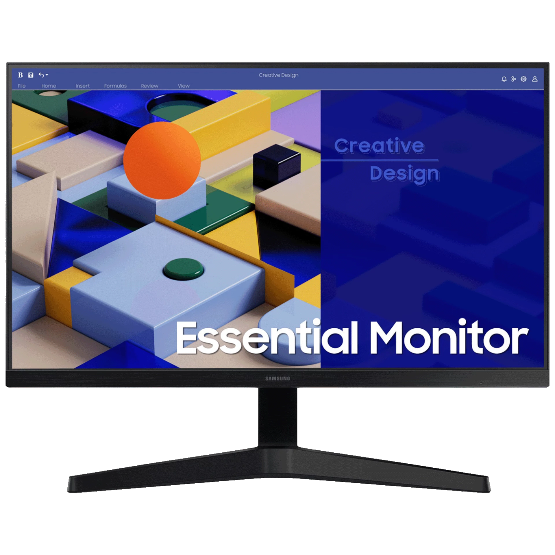 Samsung Monitor 27", IPS LED, FullHD, HDMI, D-SUB - LS27C314EAUXEN