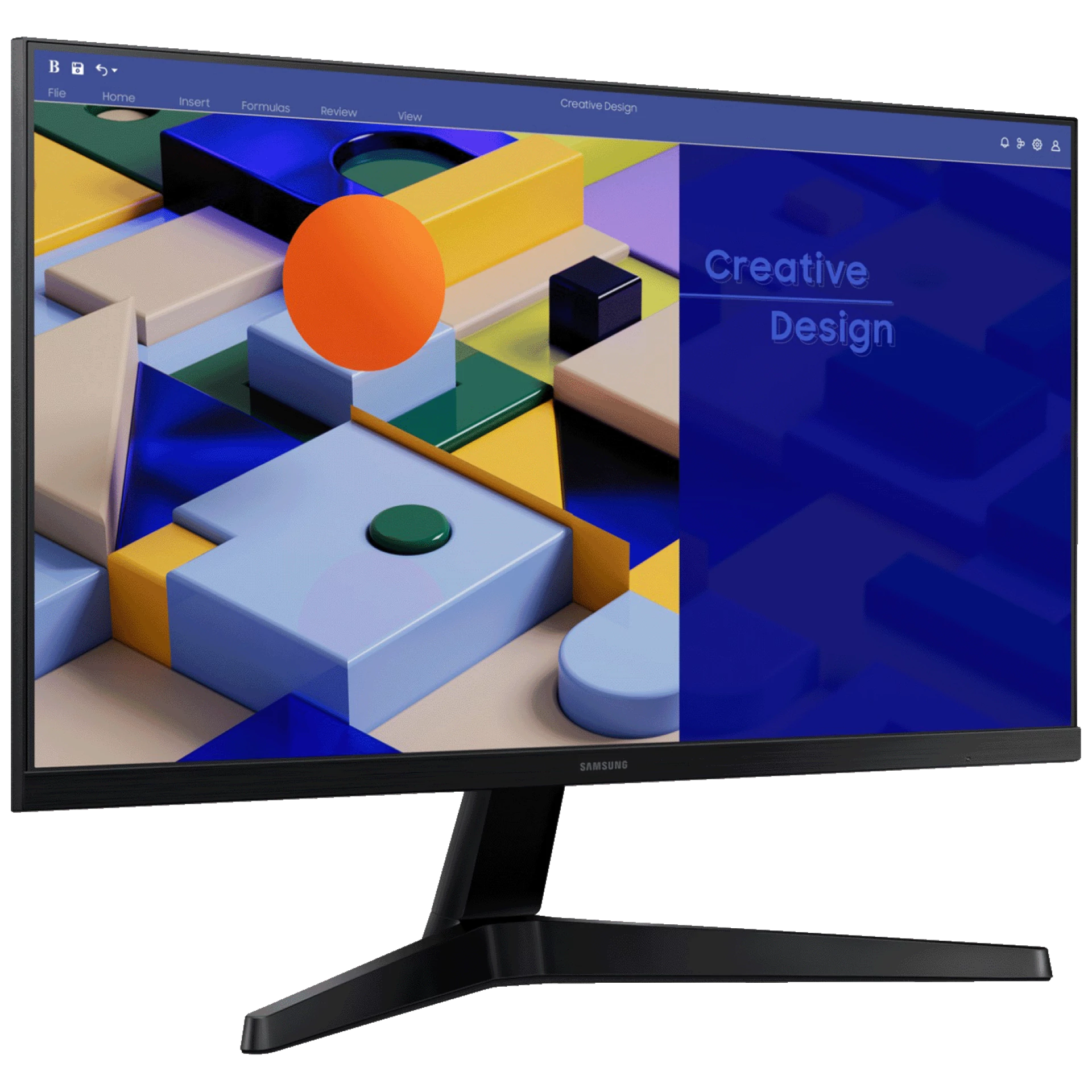 Samsung Monitor 27", IPS LED, FullHD, HDMI, D-SUB - LS27C314EAUXEN