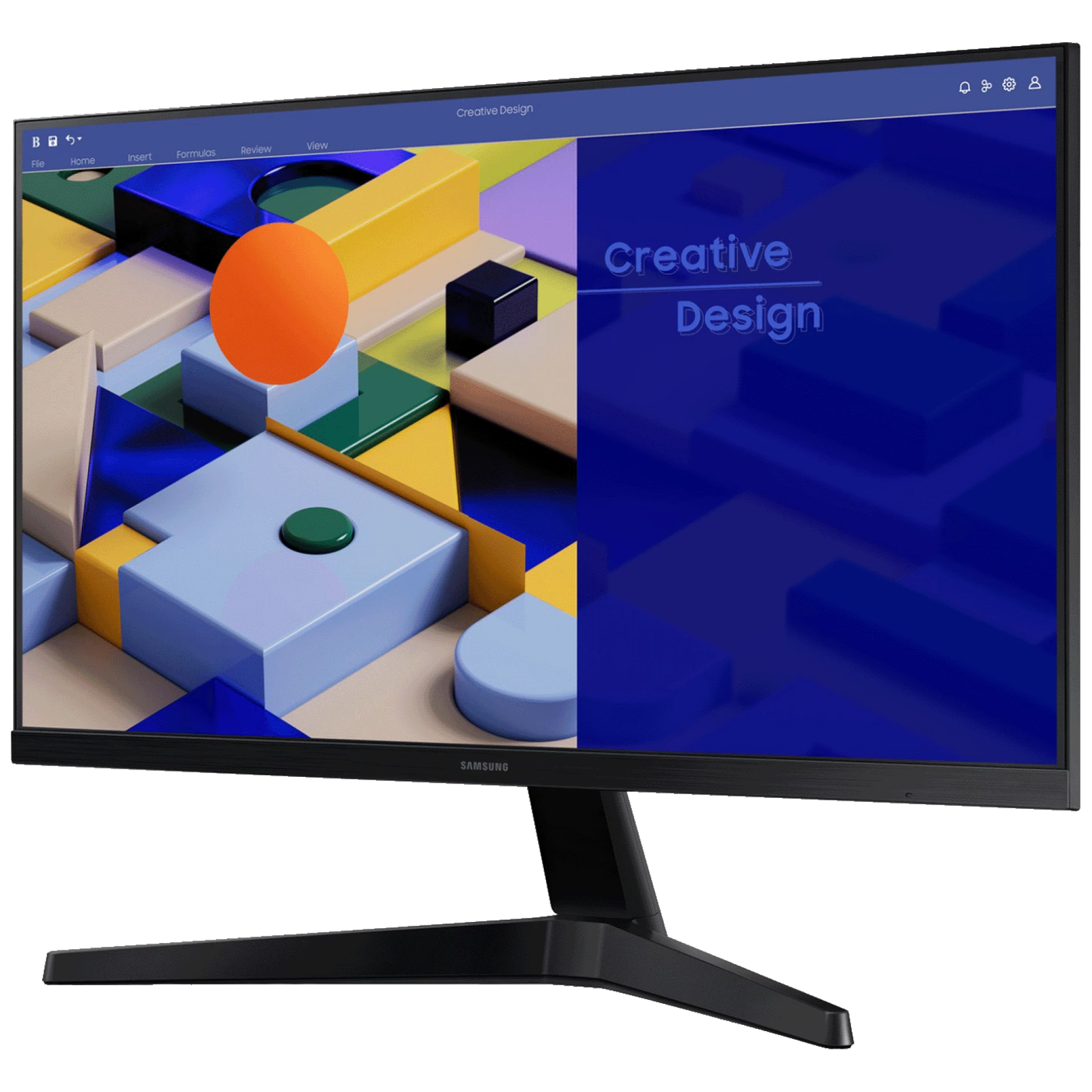 Samsung Monitor 27", IPS LED, FullHD, HDMI, D-SUB - LS27C314EAUXEN