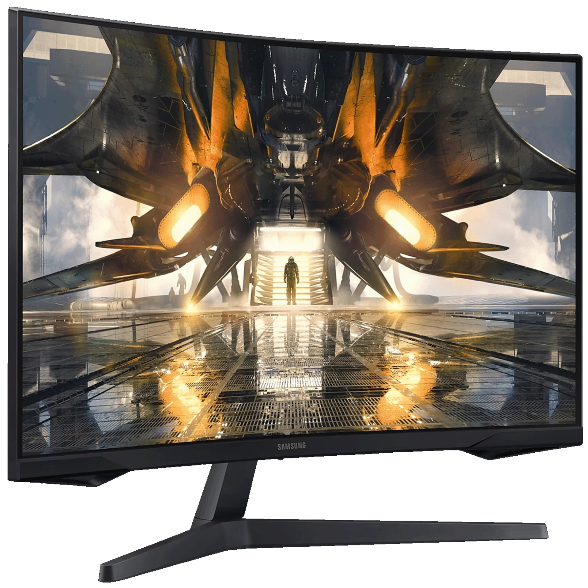 Samsung Monitor 32",Zakrivljeni,WQHD,G5 Odyssey, HDMI,Display Port - LS32AG550EPXEN