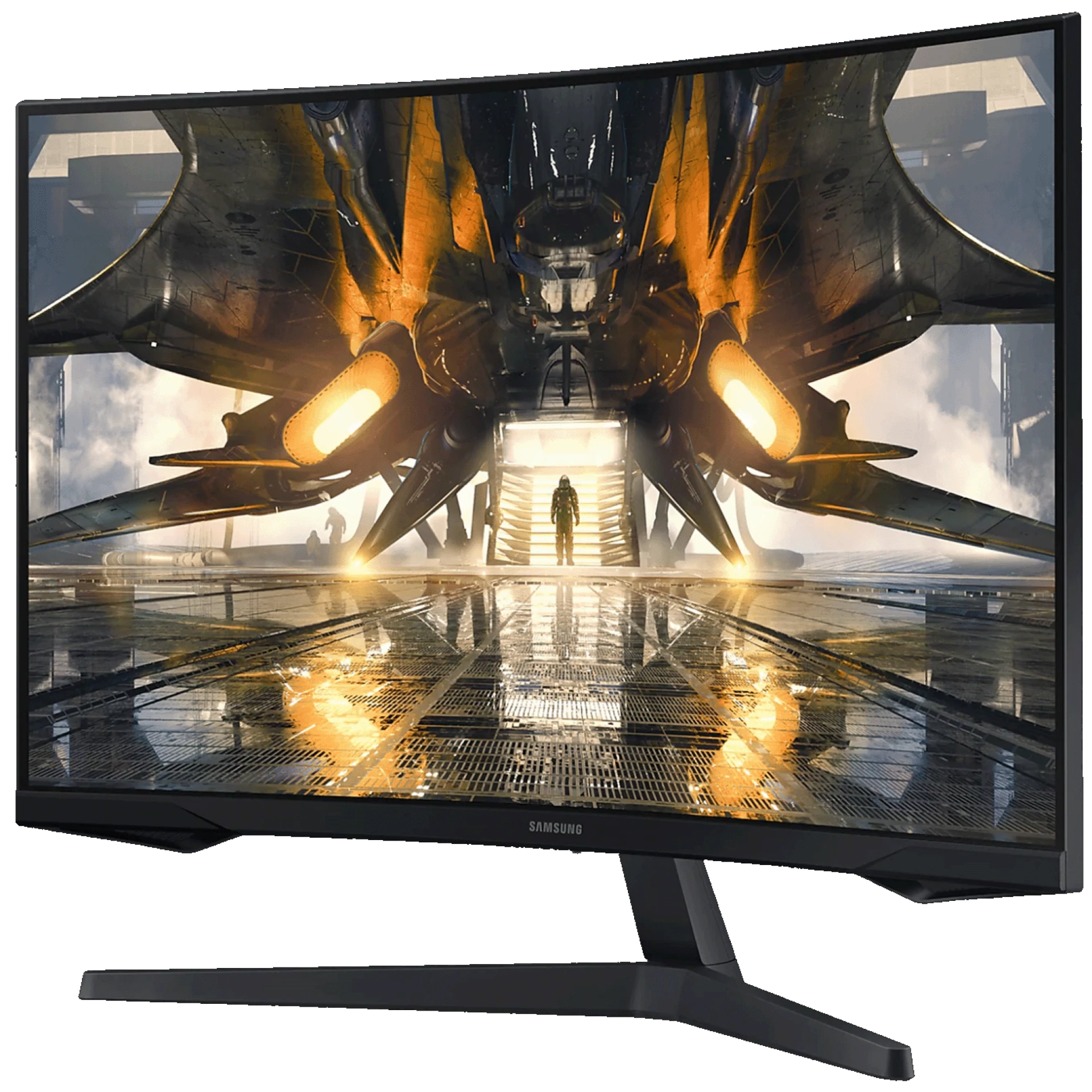 Samsung Monitor 32",Zakrivljeni,WQHD,G5 Odyssey, HDMI,Display Port - LS32AG550EPXEN