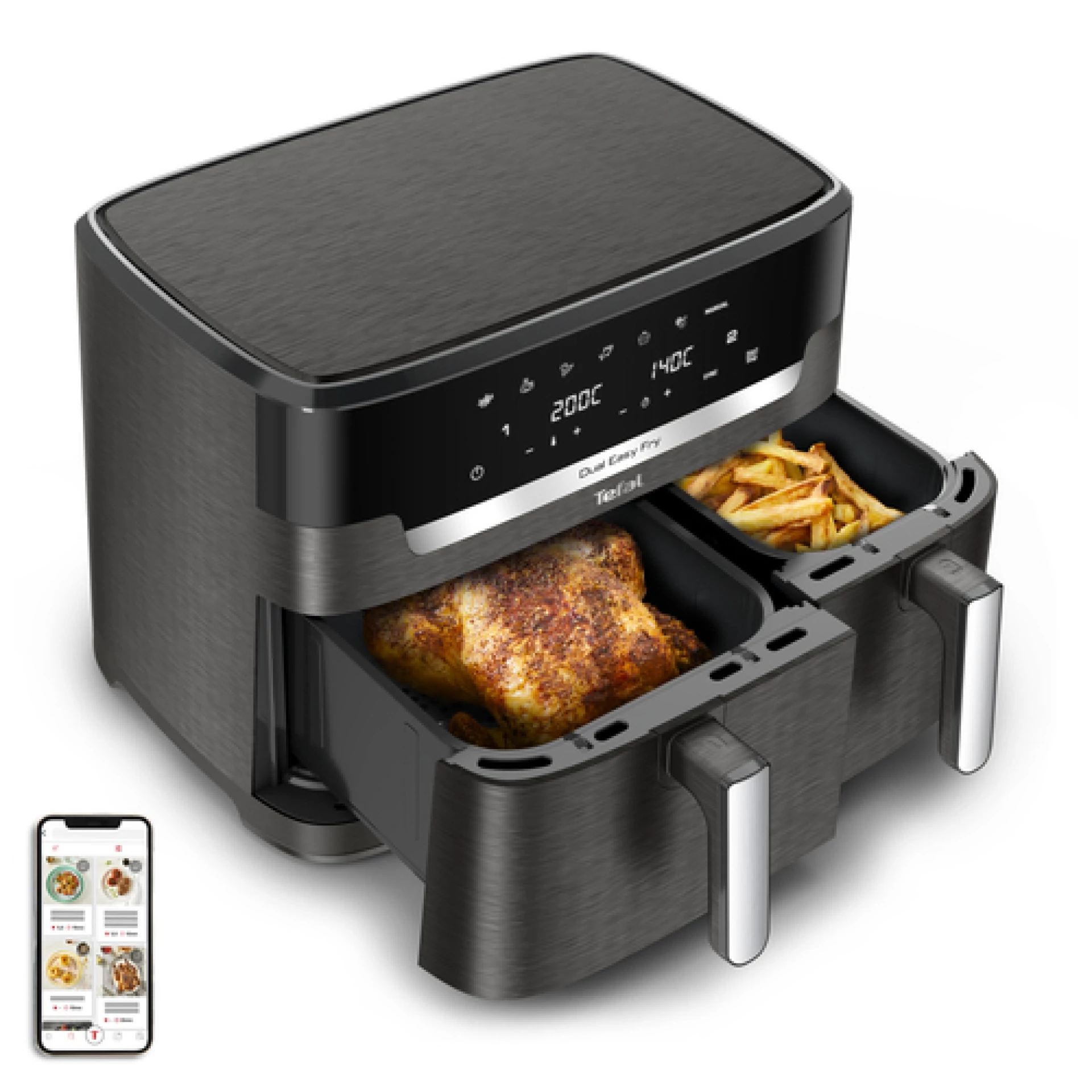 SEB Tefal friteza Easy Fry EY942HE0, Dual Easy Fry XXL
