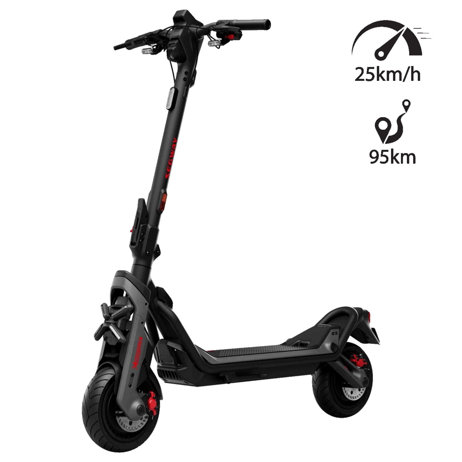 Segway Električni Romobil, 11" točkovi, 25 km/h, Domet do 90 km - GT3 E (AA.06.02.01.0004)