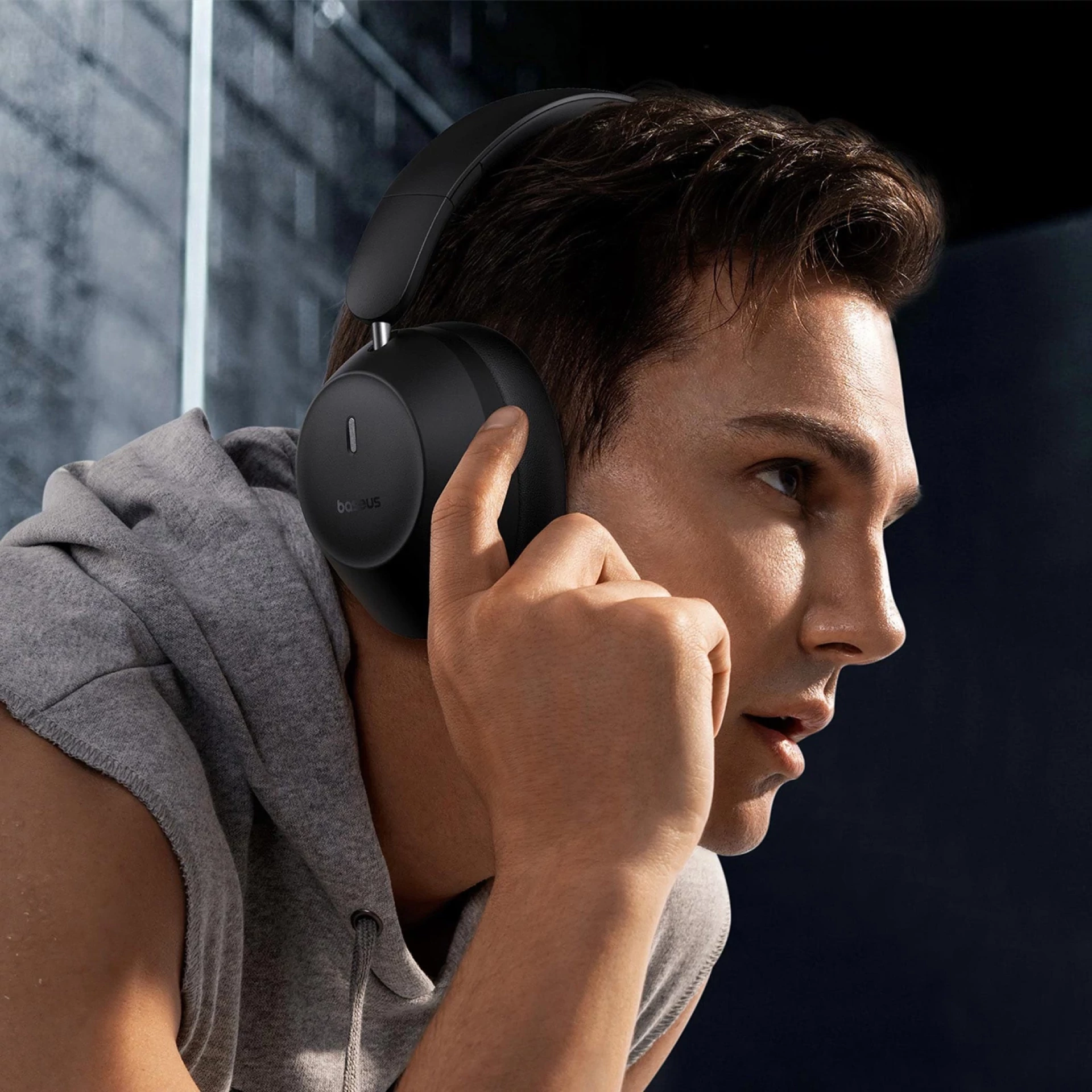 Slušalice Baseus Bass 30 Max On-Ear crne