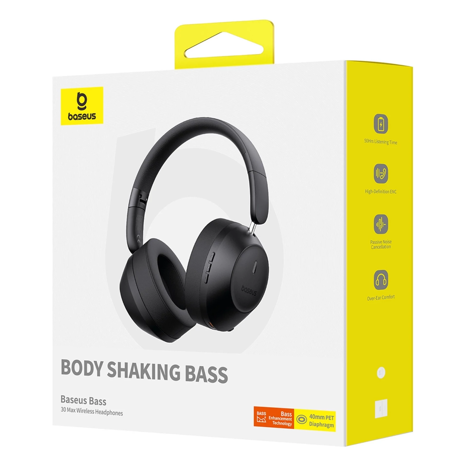 Slušalice Baseus Bass 30 Max On-Ear crne