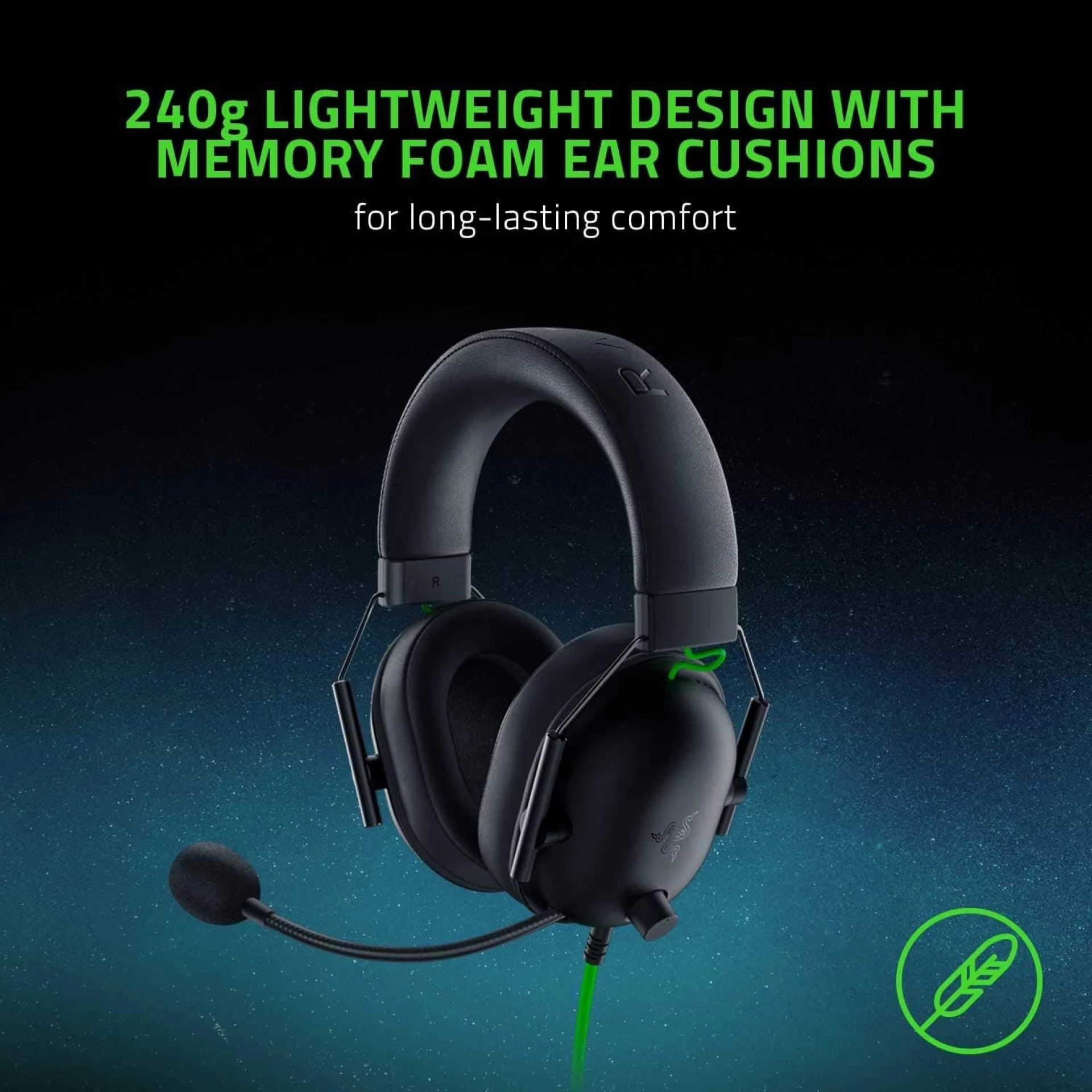 Slušalice gaming Razer BlackShark V2 X 7.1 crne