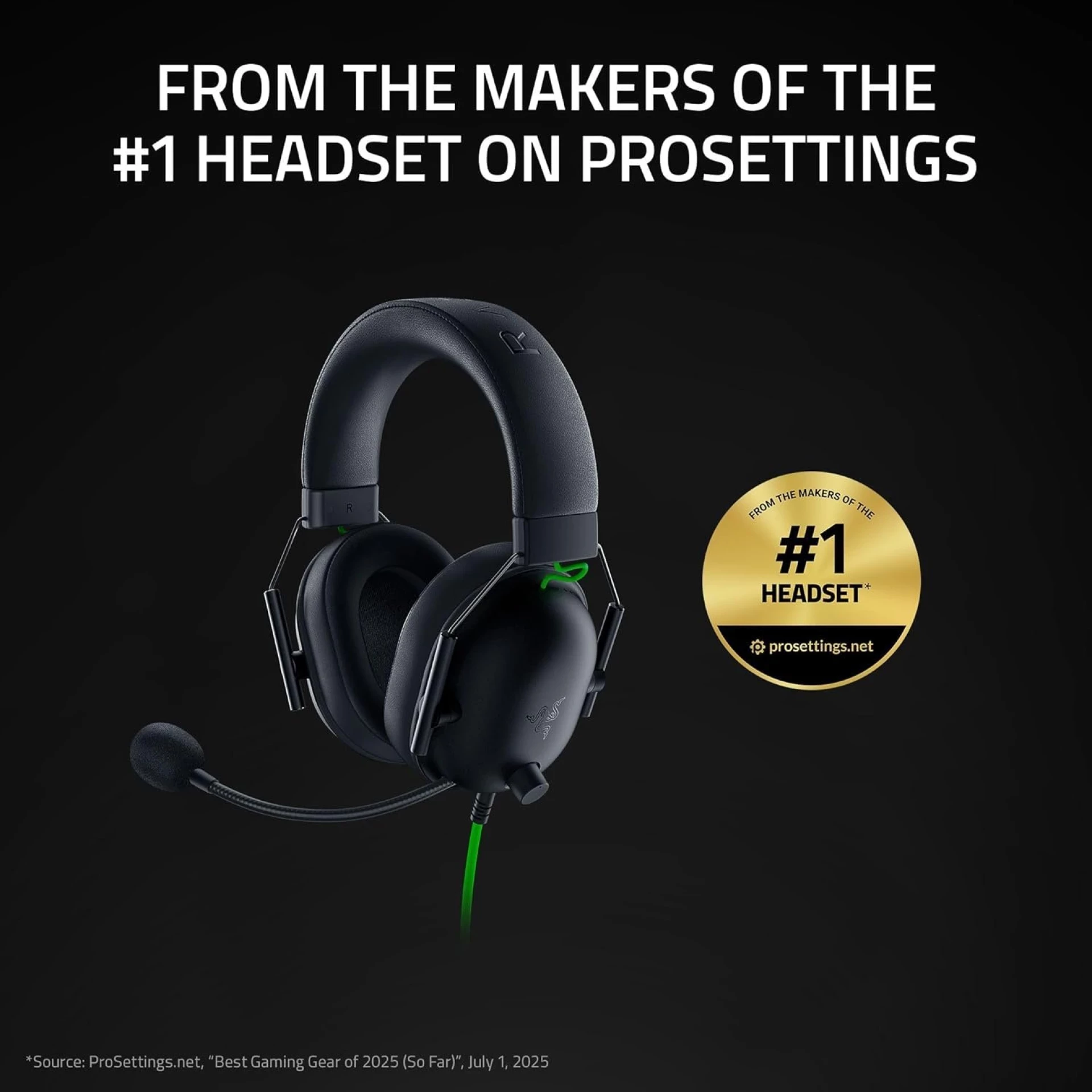 Slušalice gaming Razer BlackShark V2 X 7.1 crne