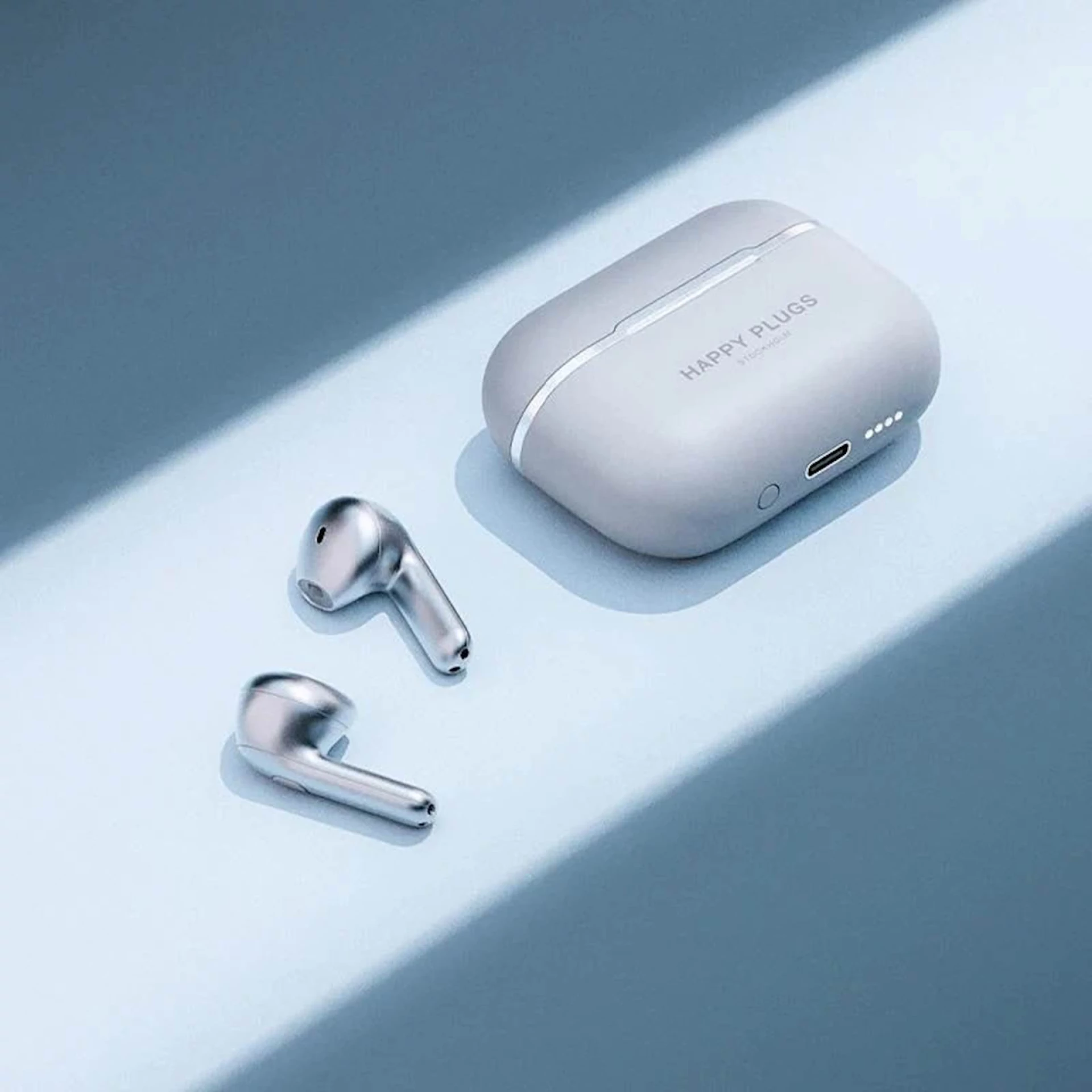 Slušalice Happy Plugs Hope TWS silver