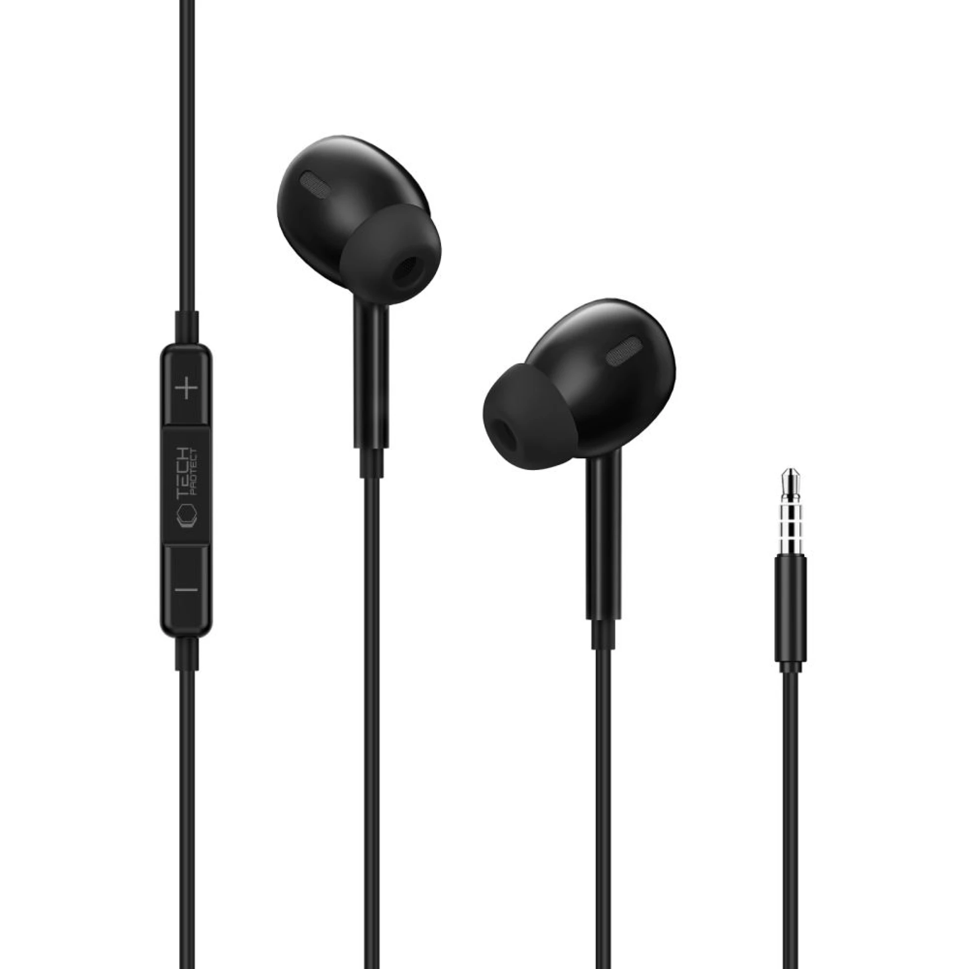 Slušalice Tech-Protect Ultraboost Core G3 3.5mm Mini Jack Earphone crne