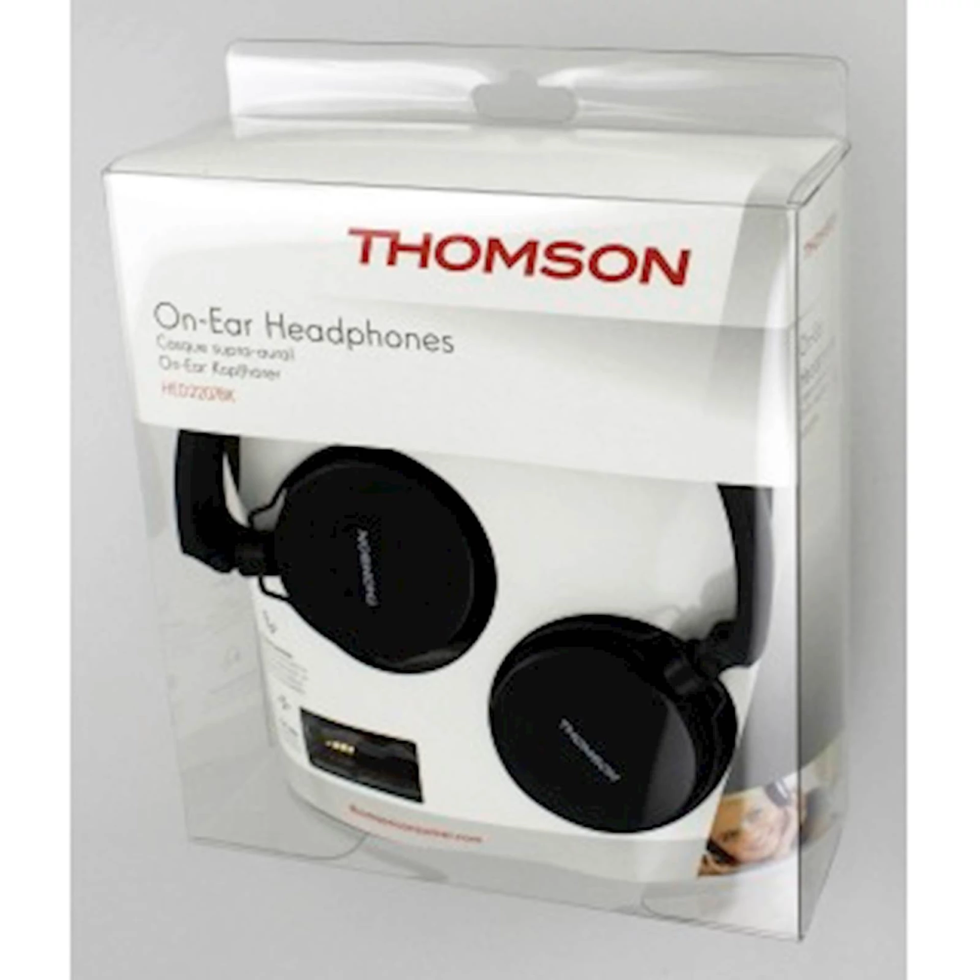 SLUŠALICE THOMSON HED2207BK + MIKROFON ON-EAR