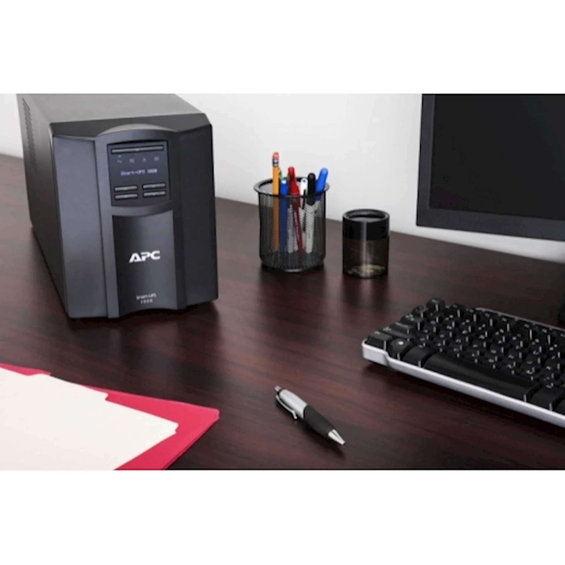 Smart-UPS APC,1000VA, Tower, 230V, 8x IEC C13, SmartConnect Port+SmartSlot, AVR, LCD