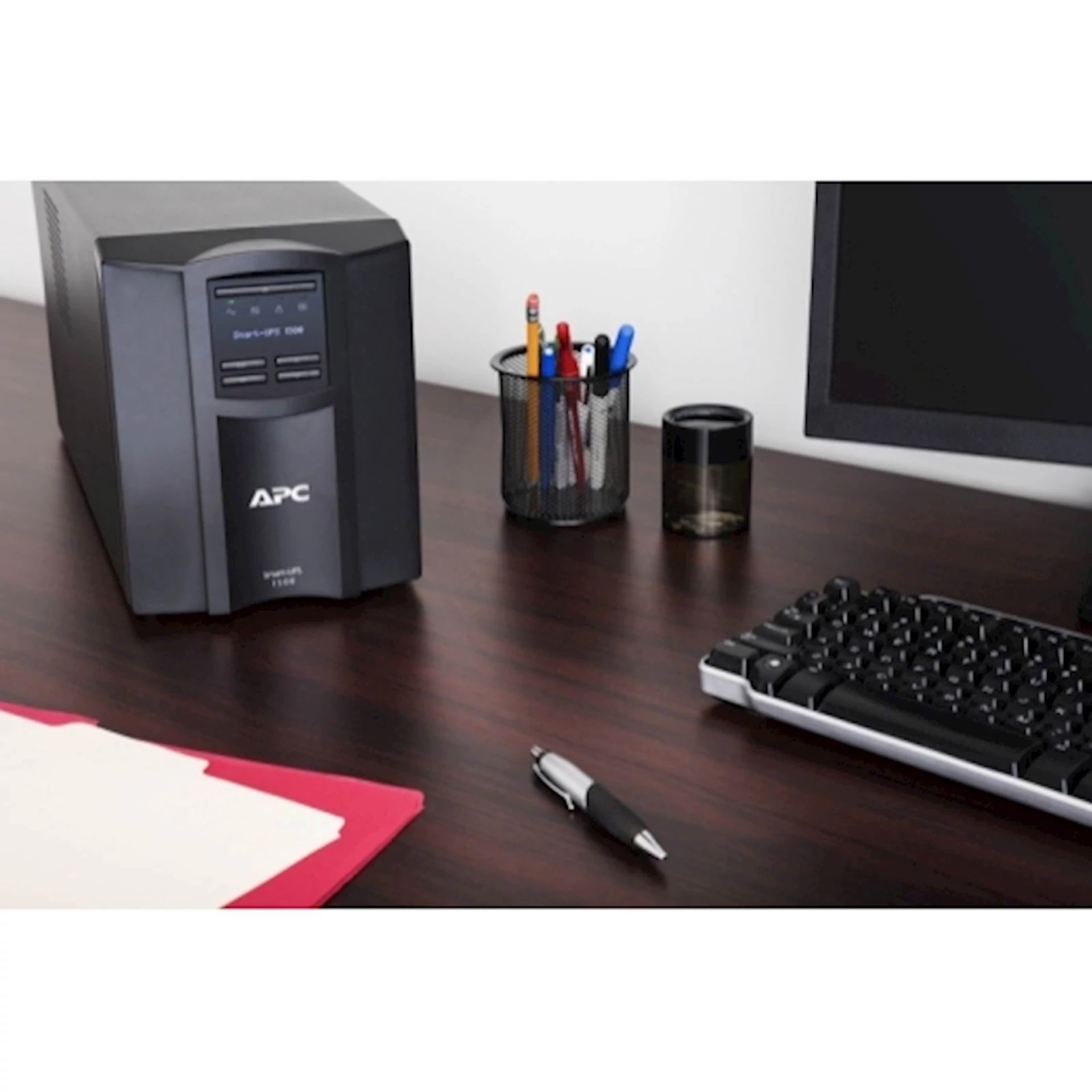 Smart-UPS APC, 1500VA, Tower, 230V, 8x IEC C13, SmartConnect Port+SmartSlot, AVR, LCD