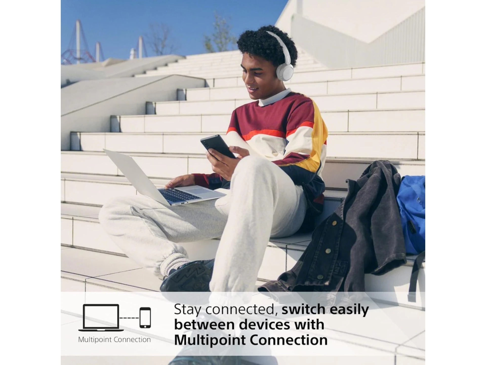 Sony bežične slušalice CH520Boja bijela