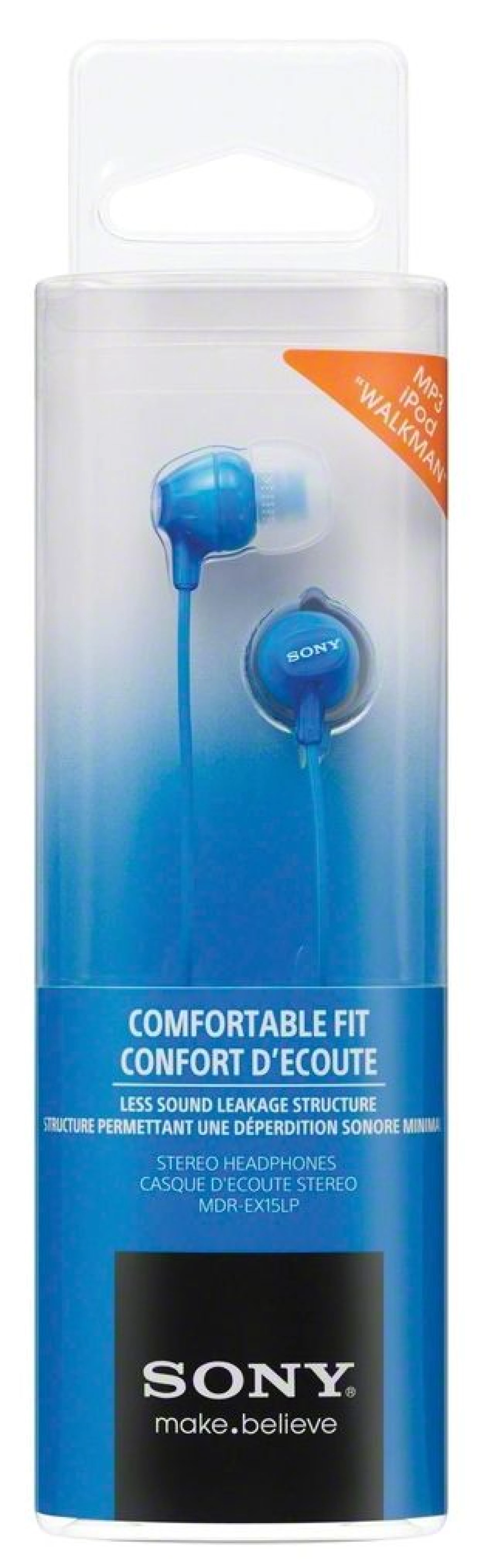 Sony slušalice EX15 plave In-Ear BlueSmartphone Mic and Control
