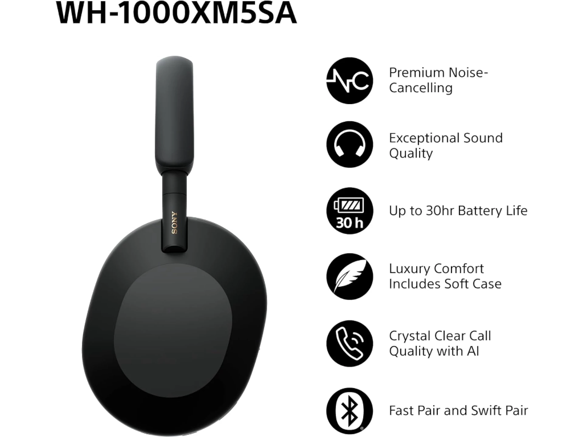 Sony Slušalice XM5 Active