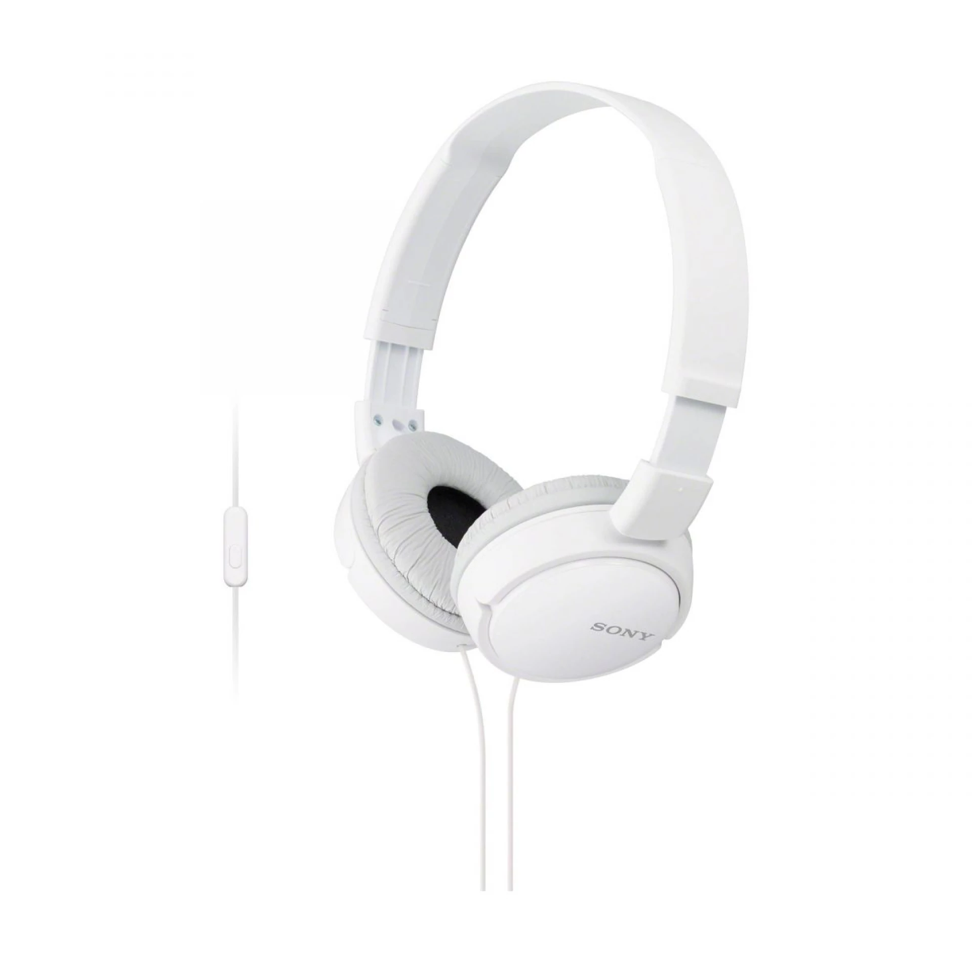 Sony slusalice ZX110A, bijele,naglavne, sa mikrofonom