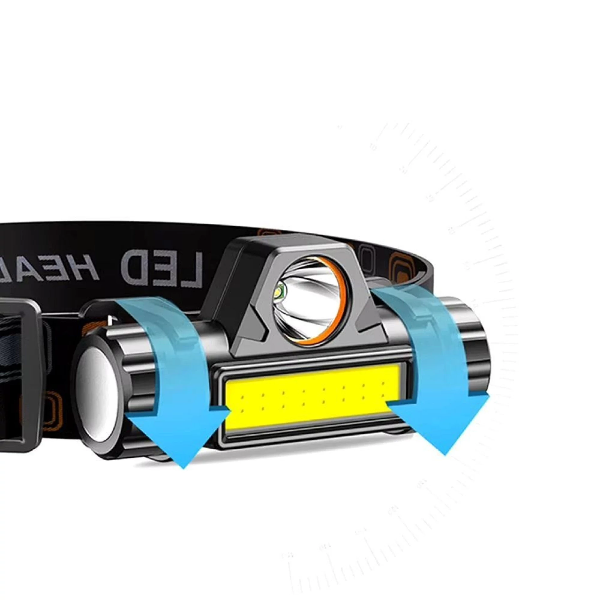 Svjetiljka Head flashlight LED 4in1 RC-K-1228