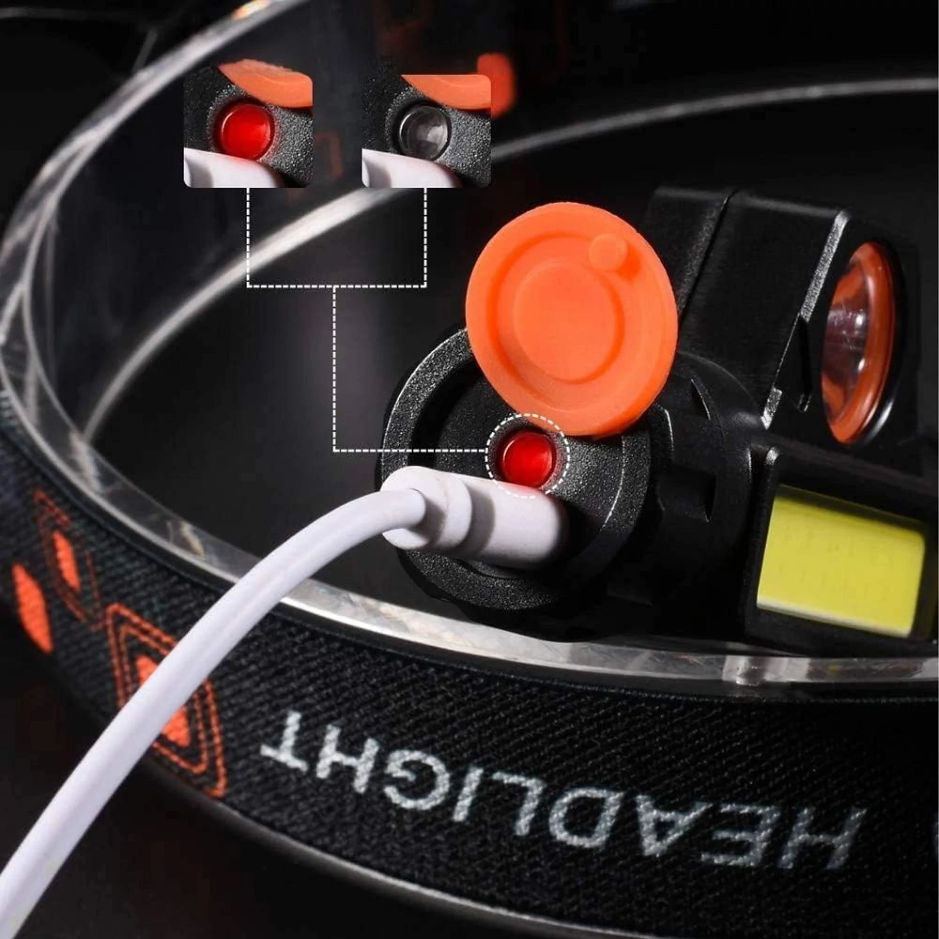 Svjetiljka Head flashlight LED 4in1 RC-K-1228