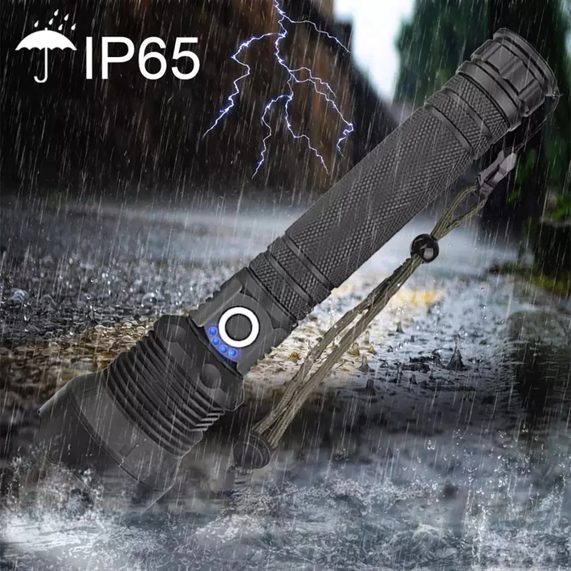 Svjetiljka Wozinsky WLT-20W tactical flashlight 20W 2000lm IP65