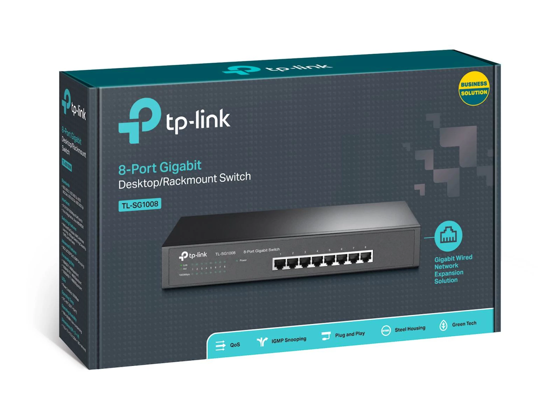 Switch 8-Port Gigabit Desk/Rack TP-Link Omada
