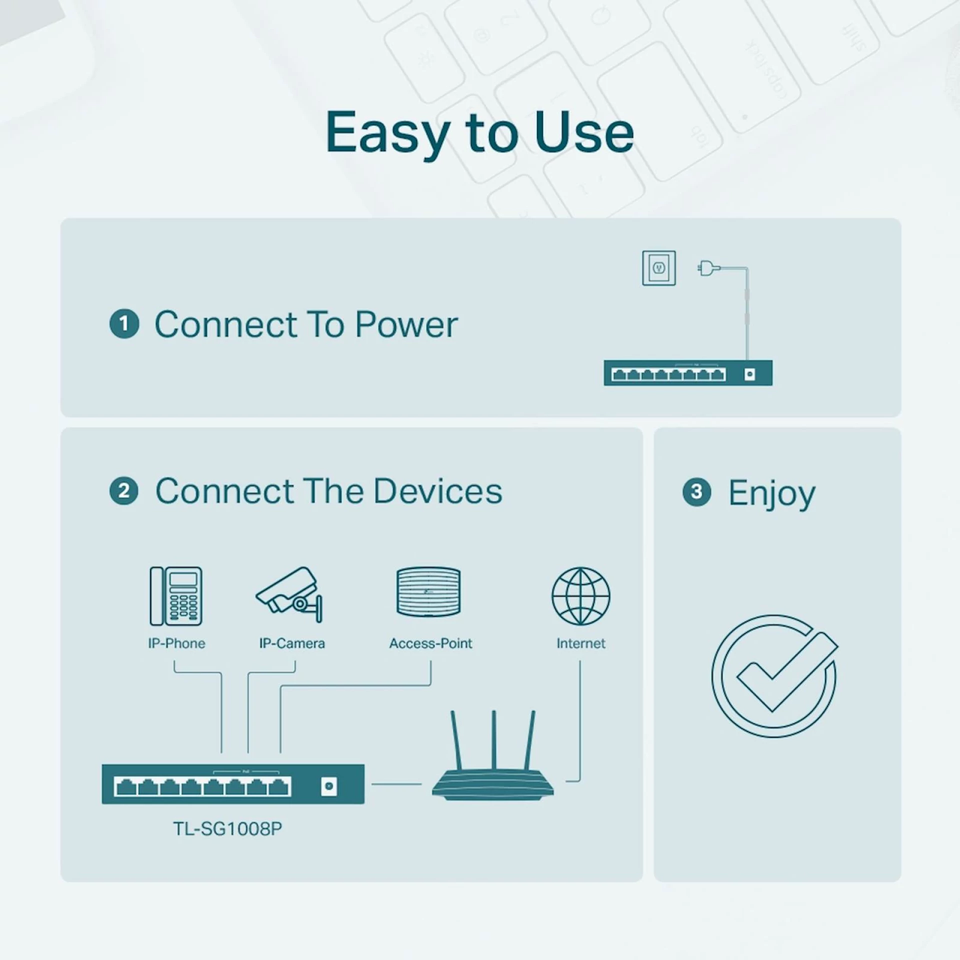 Switch 8-Port Gigabit Desktop TP-Link Omada