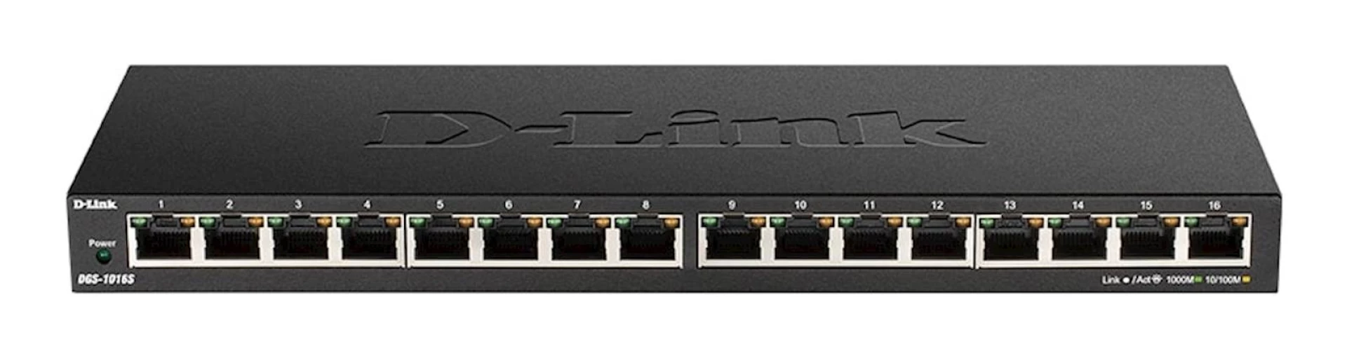 Switch DLINK 16-Port Gigabit Unmanaged Desktop