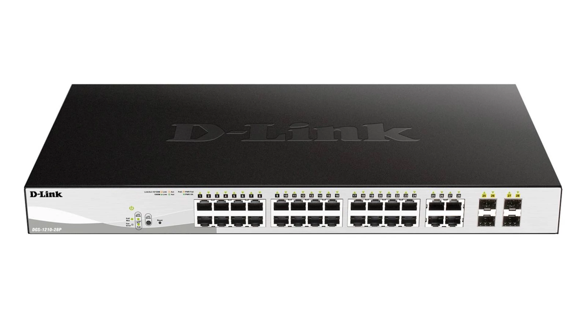 Switch DLINK 28-Port Gb PoE Smart Mnged + SFP DGS-1210-28P/E