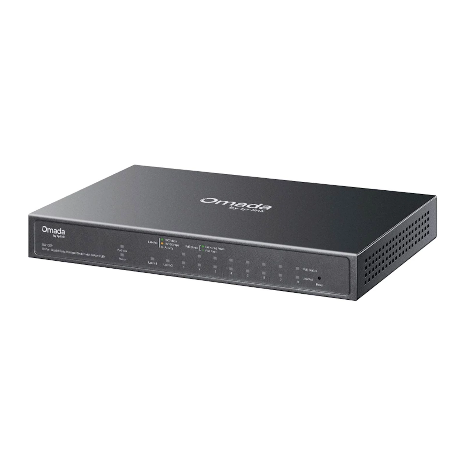 Switch TP-Link Omada 10-Port Gb Easy Managed 8-Port PoE+ ES210GP