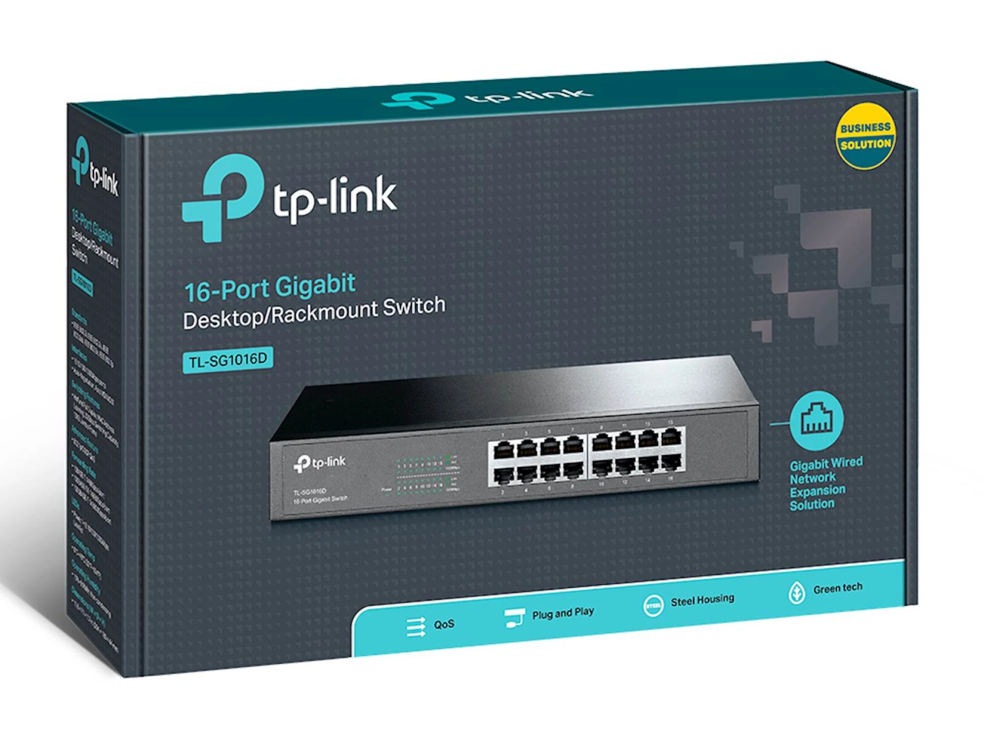 Switch TP-Link Omada 16-Port Gigabit Desk/Rack TL-SG1016D