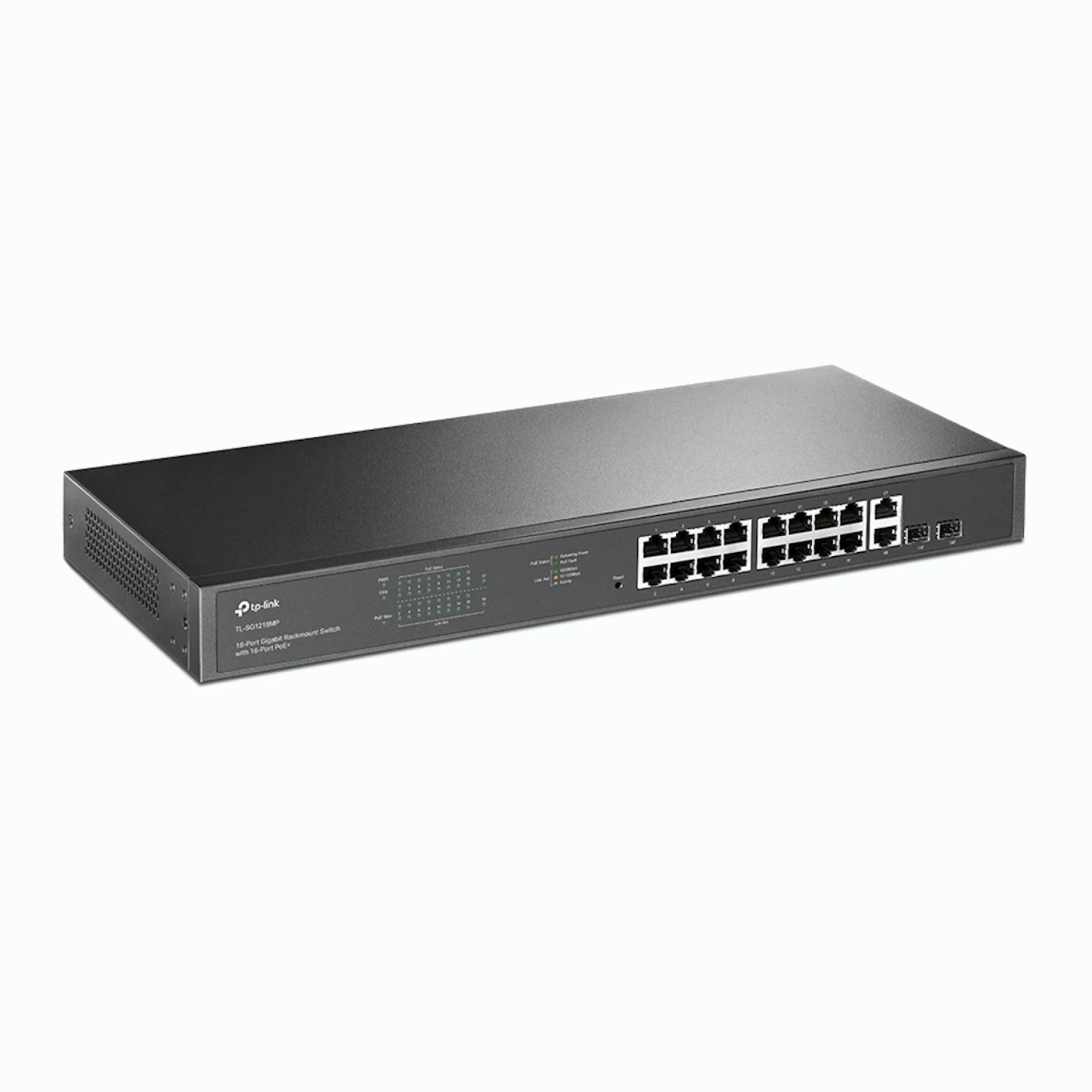 Switch TP-Link Omada 18-Port Gigabit Rackmount PoE 16-Port PoE+ TL-SG1218MP