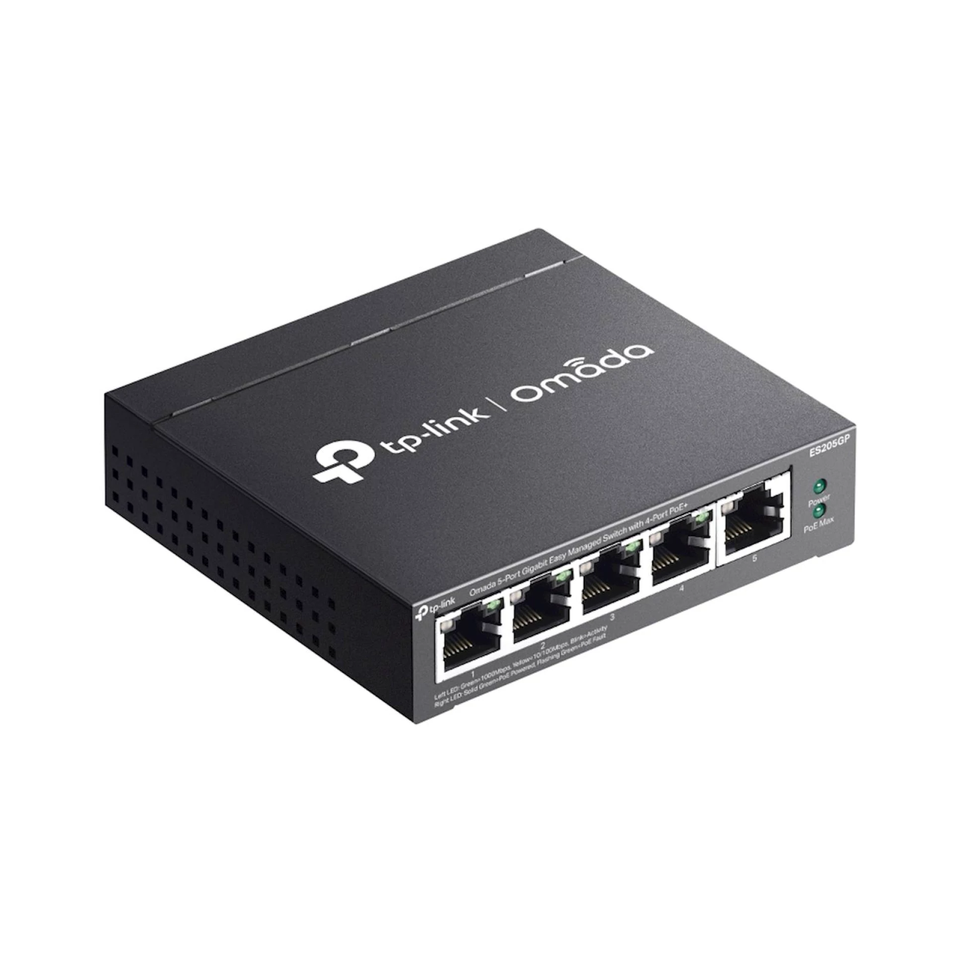 Switch TP-Link Omada 5-Port Gb Easy Managed 4-Port PoE+ ES205GP
