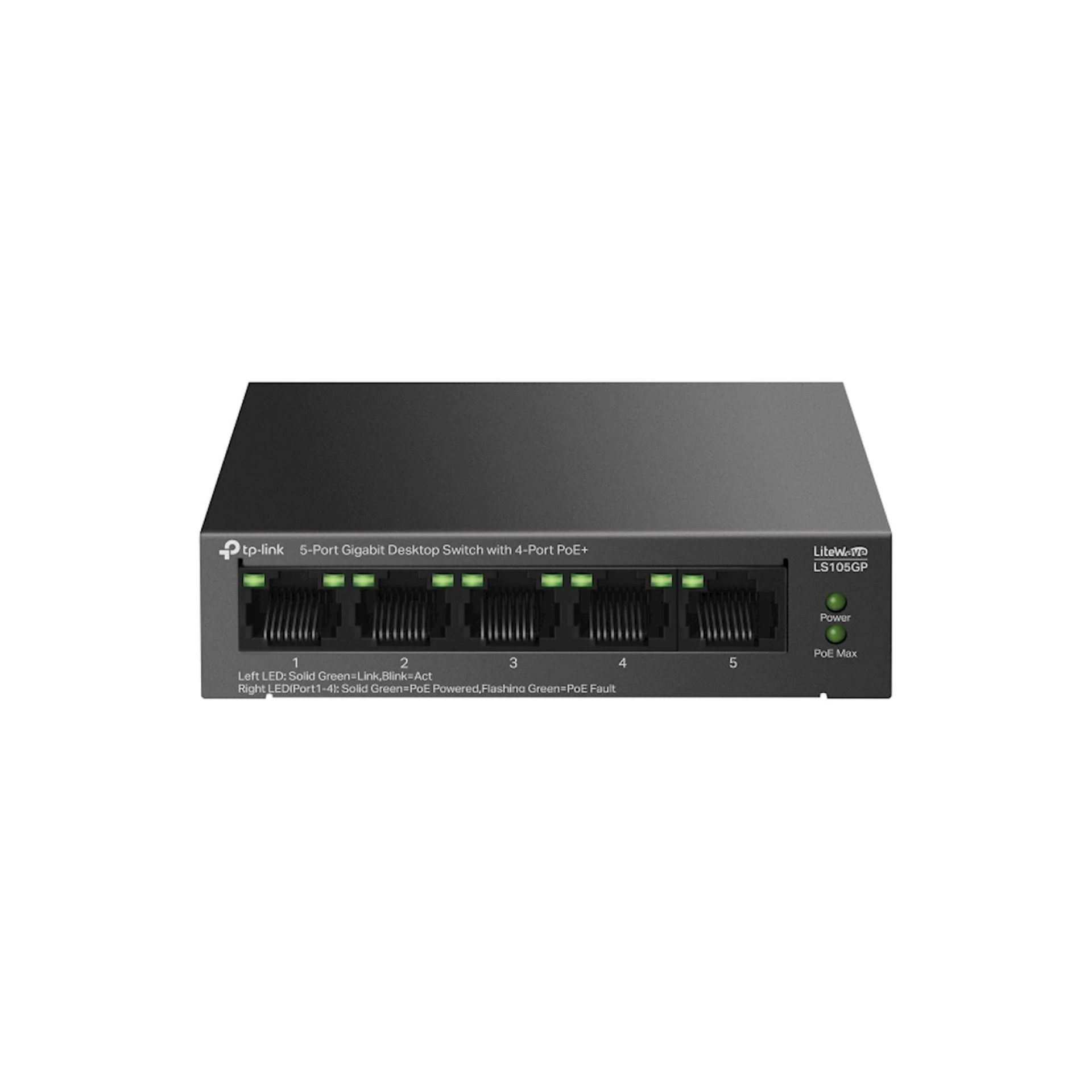 Switch TP-Link Omada 5-Port Gigabit sa 4-Port PoE+ LS105GP