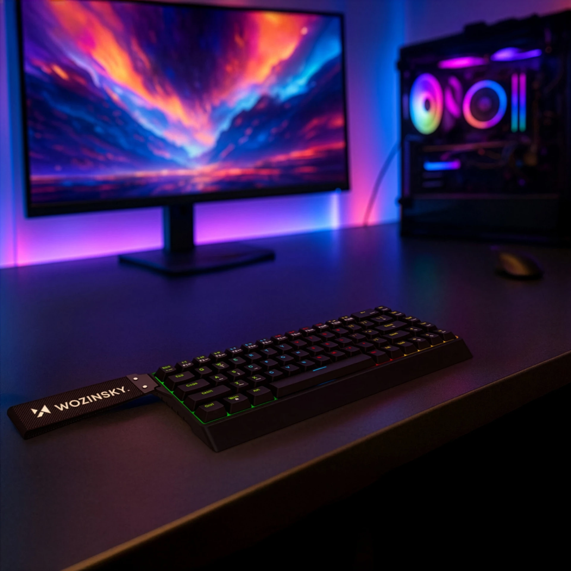 Tastatura Wozinsky WKGP-1165 Mehanička Gaming sa RGB Backlight crna