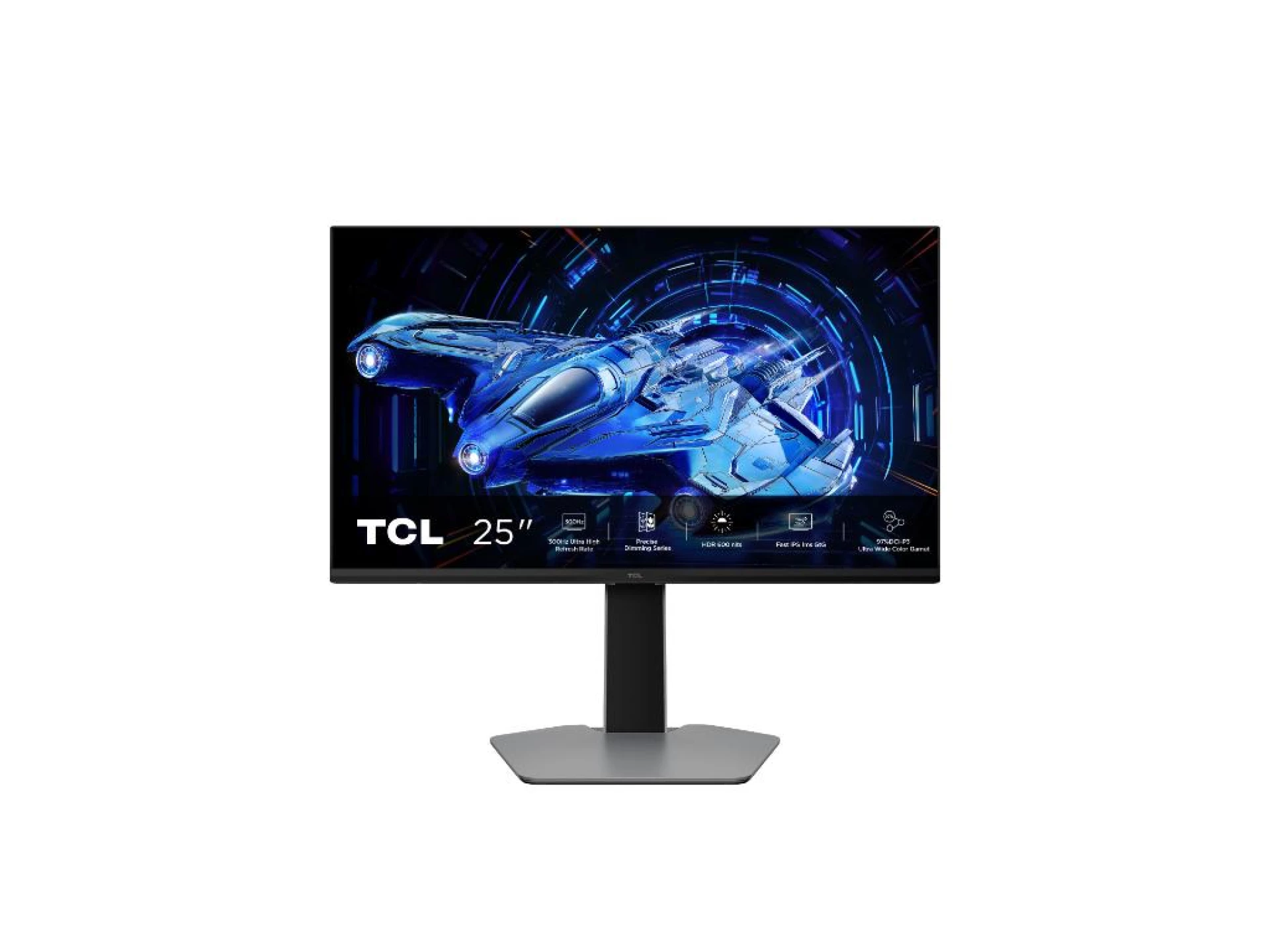 TCL 25"G64 IPS MiniLED Monitor24,5"; 1920x1080 300Hz; 1ms;GtG;HDMIx2;DP;Visina-pivot;freesync;siva