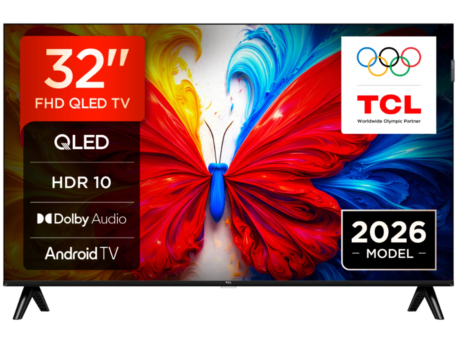 TCL 32"S5L FHD QLED Android TV60Hz, 300 nits