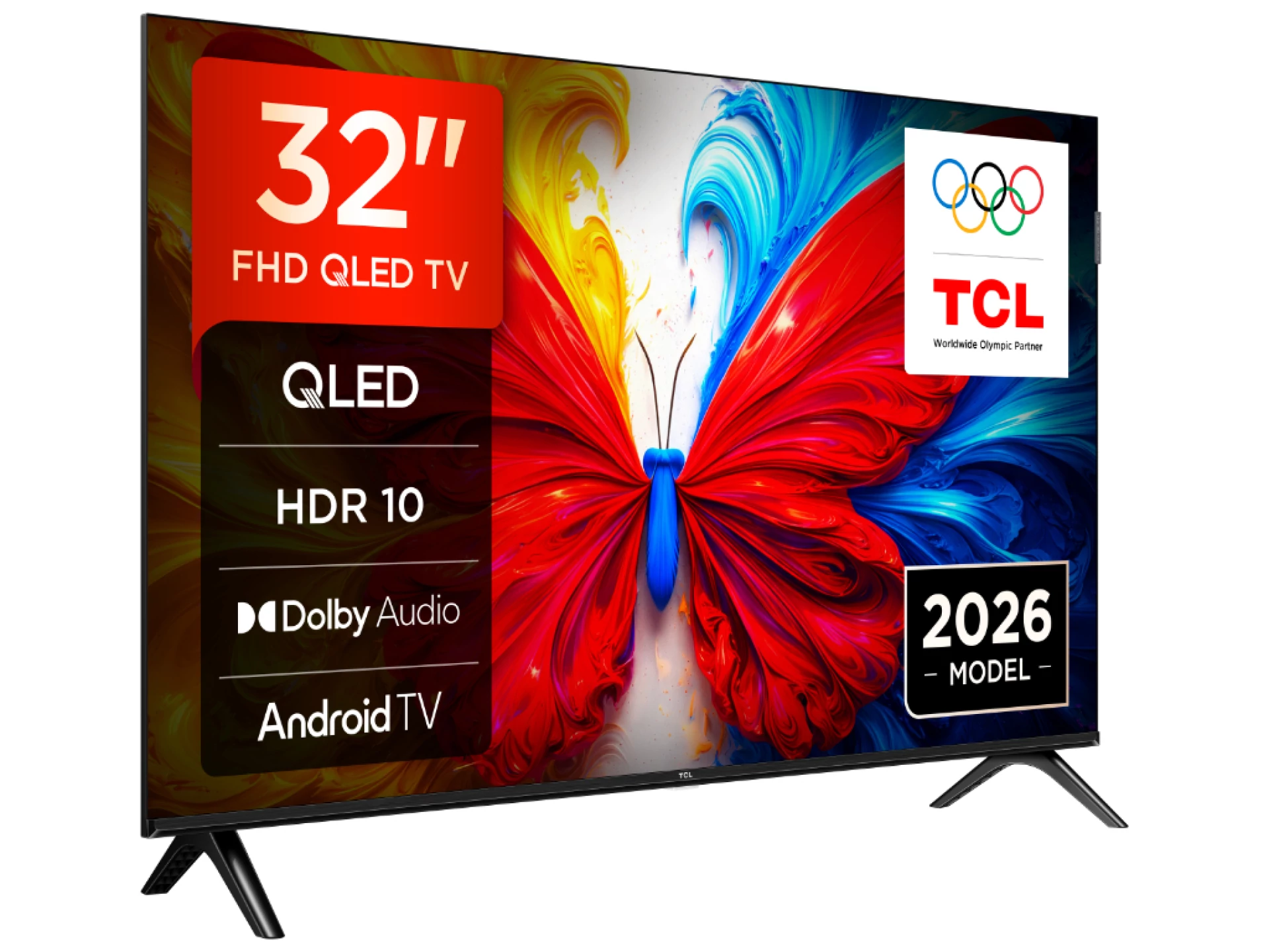 TCL 32"S5L FHD QLED Android TV60Hz, 300 nits