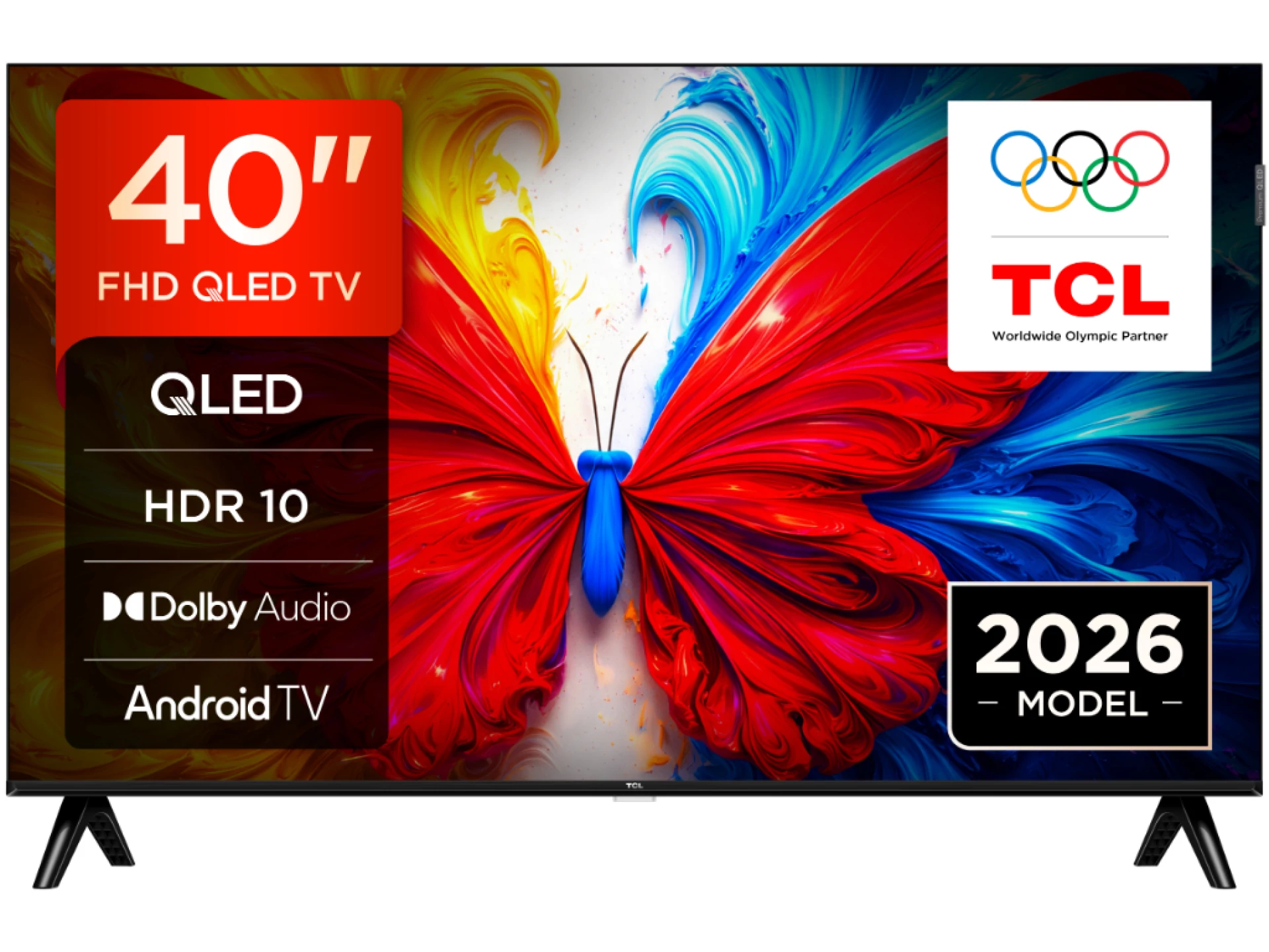 TCL 40"S5L FHD QLED Android TV60Hz, 300 nits