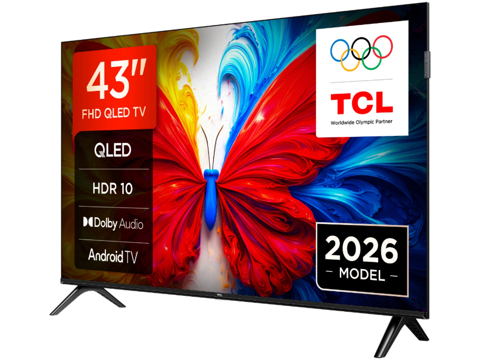 TCL 43"S5L FHD QLED Android TV60Hz, 300 nits
