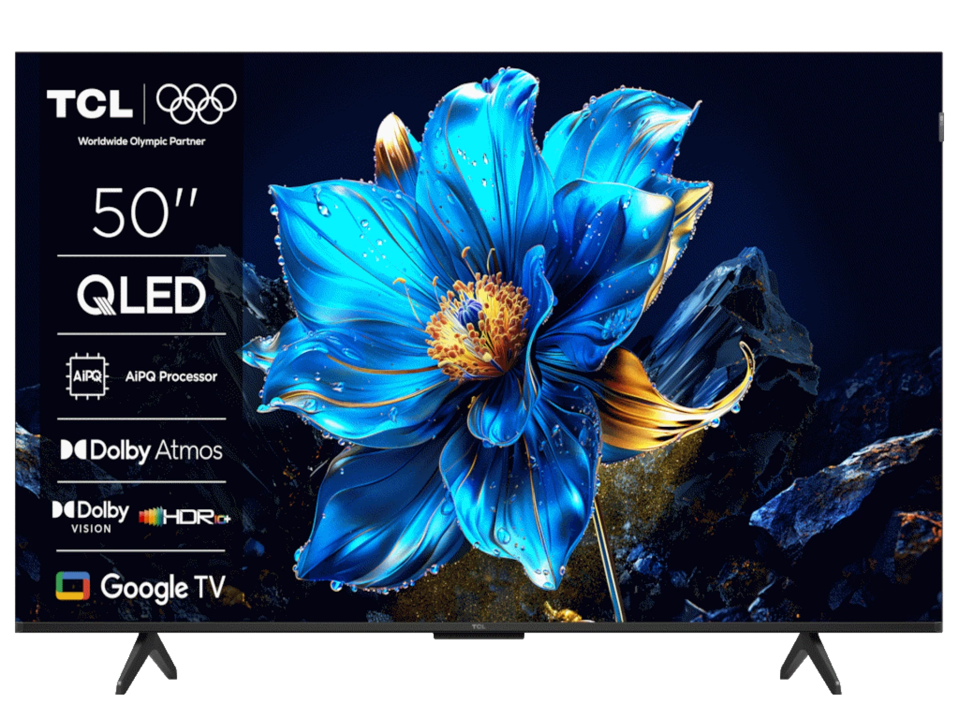 TCL 50"P7K 4K QLED TV 60HzGoogle TV; HDR multi-format;HVA Panel; Game Master; Dolby Atmos;